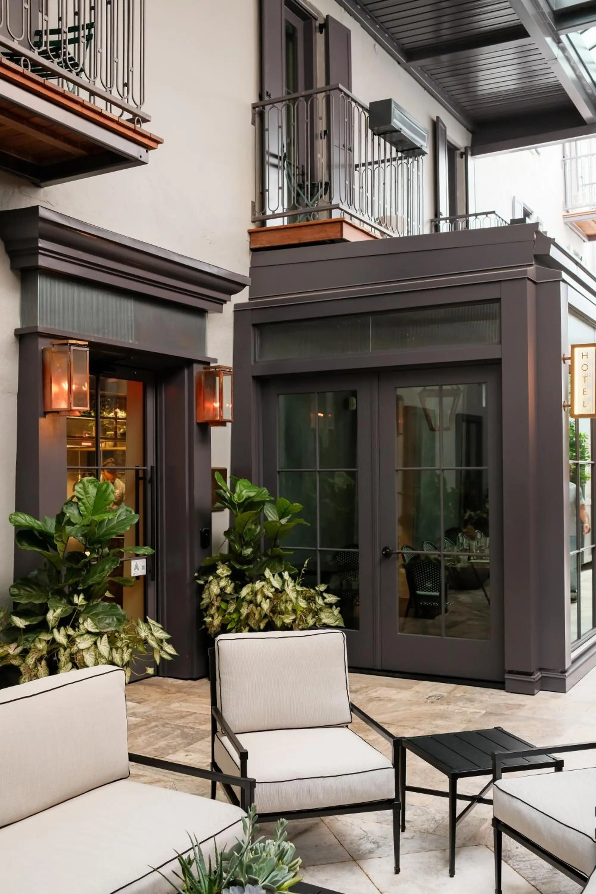 Patio in Hotel Richemont