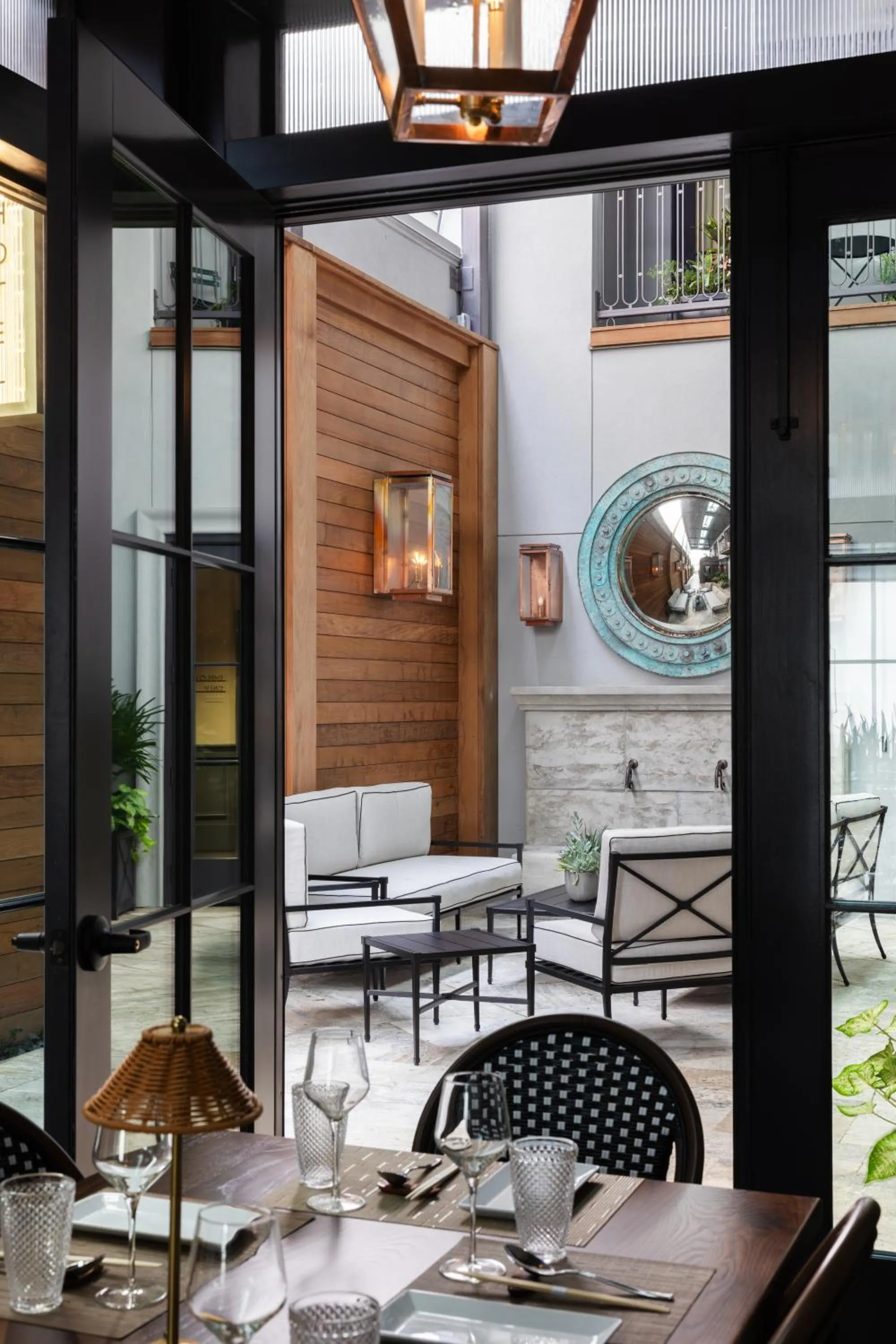 Patio in Hotel Richemont