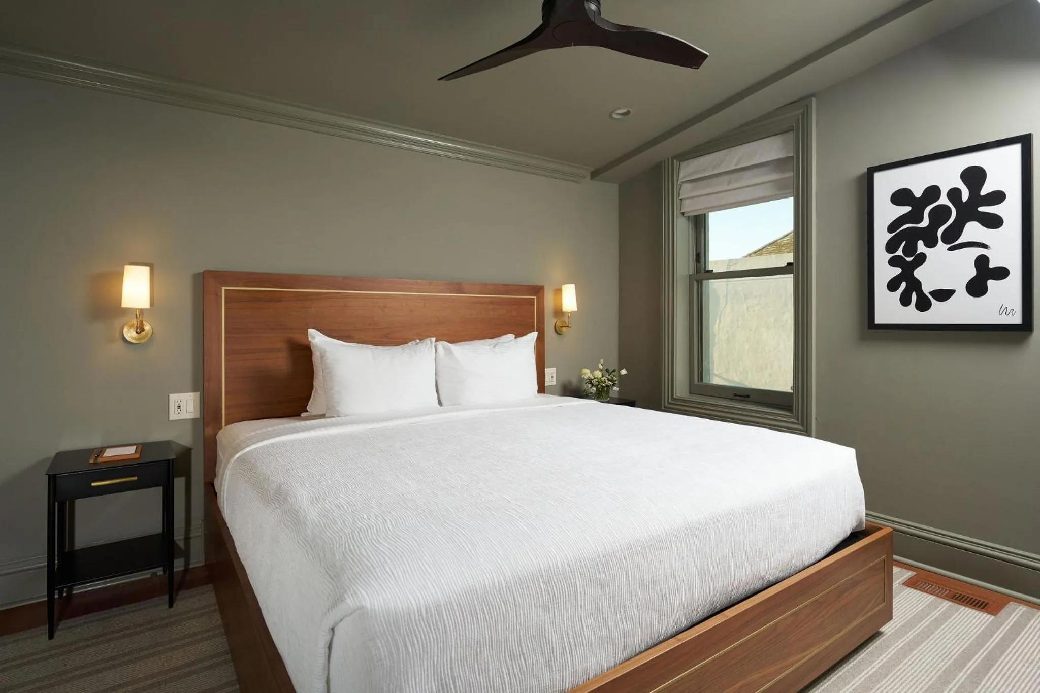 Bed in Hotel Richemont