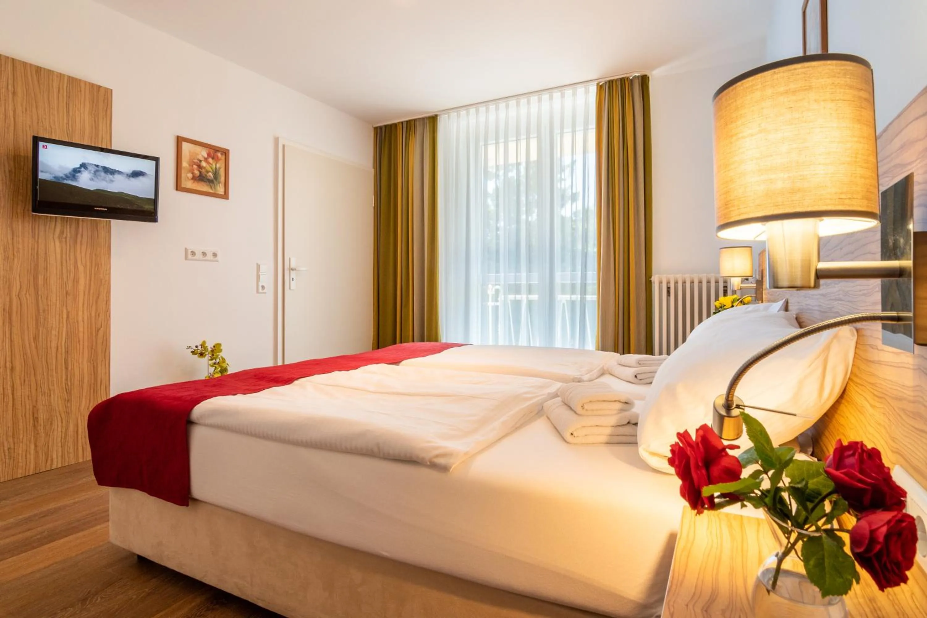 Bed in Akzent Hotel Am Burgholz