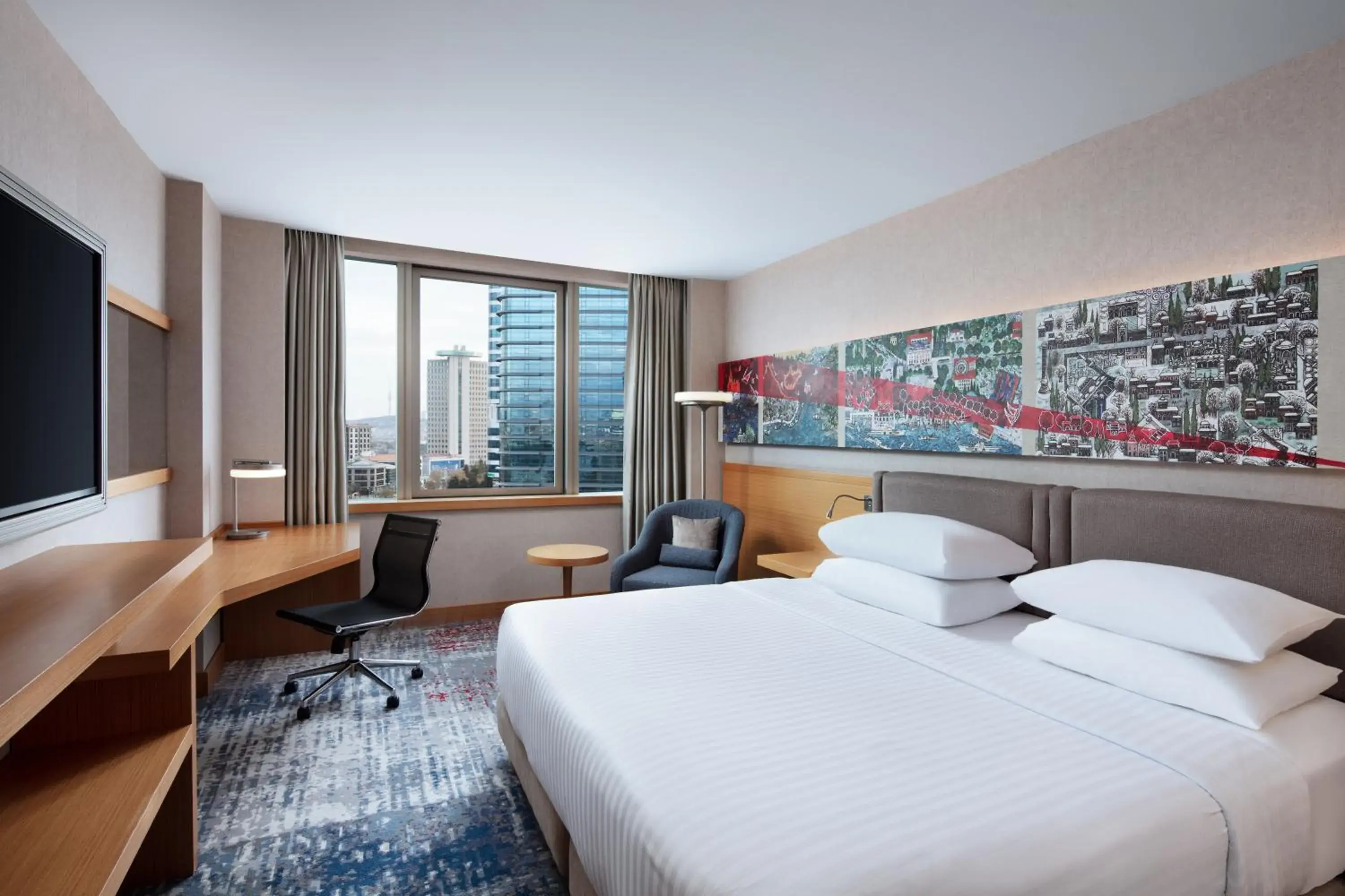 Superior King Room with City View in Delta Hotels by Marriott Istanbul Levent Superior King Room with City View in Delta Hotels by Marriott Istanbul Levent
