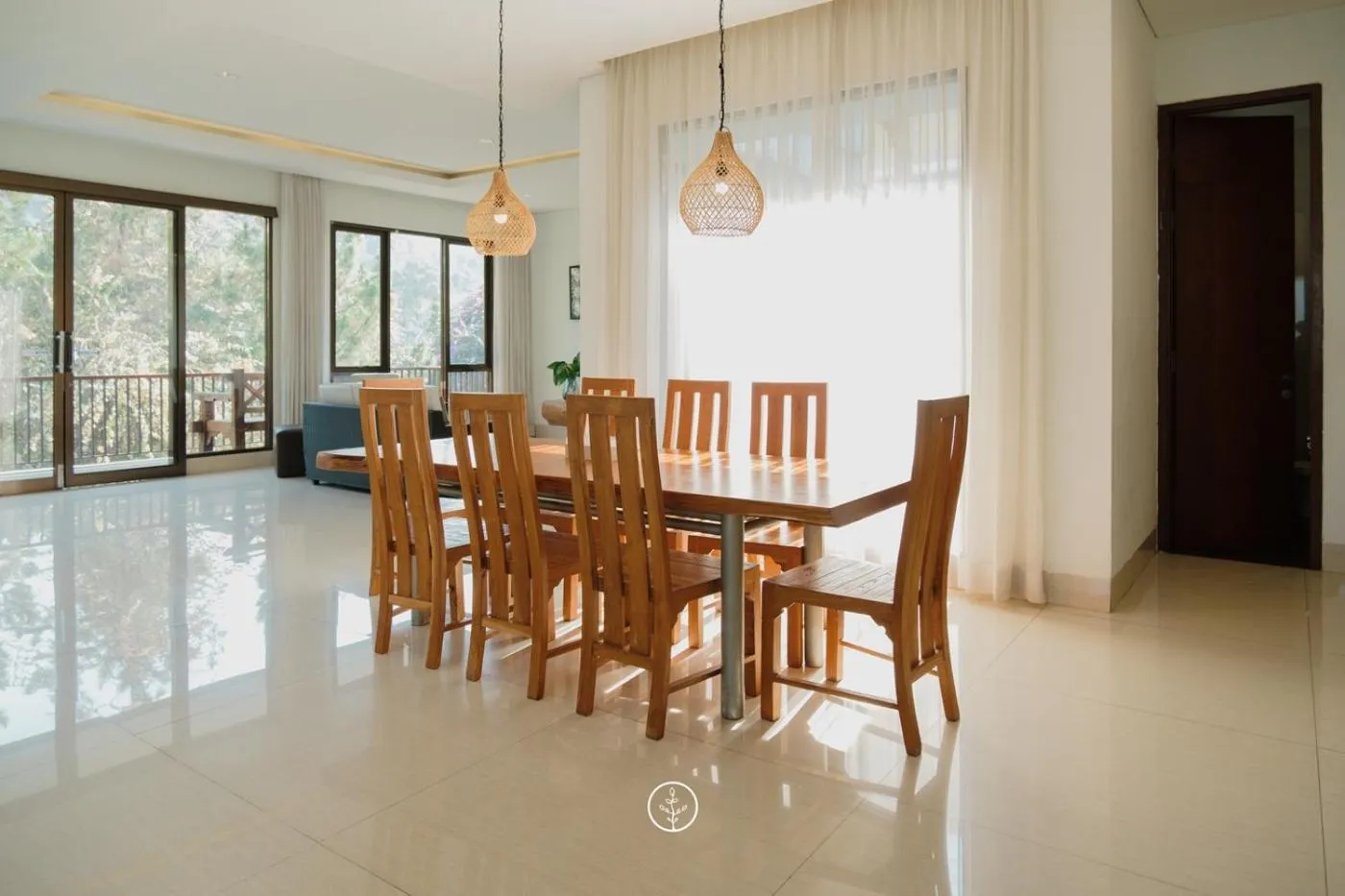 kitchen in Hikari Hill View Villa 7 bedrooms with a private swimming pool