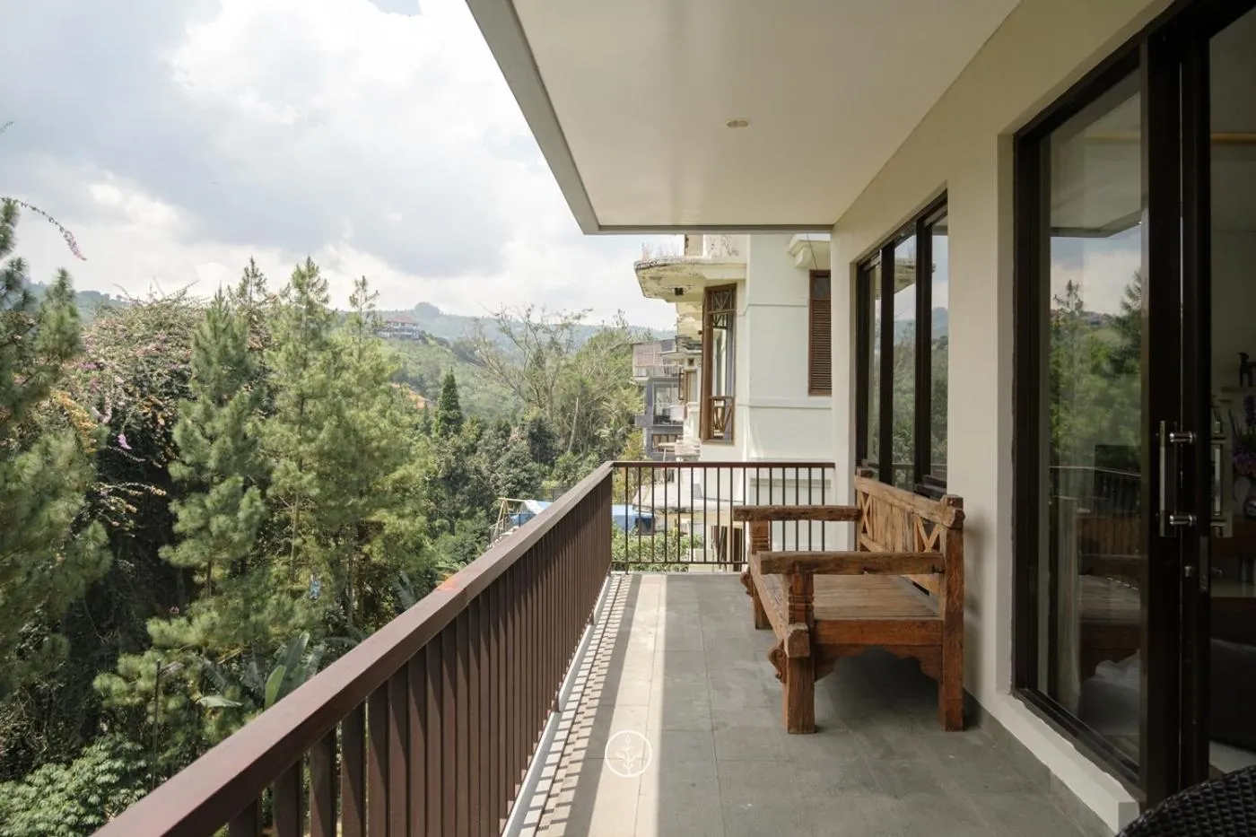 Balcony/Terrace in Hikari Hill View Villa 7 bedrooms with a private swimming pool