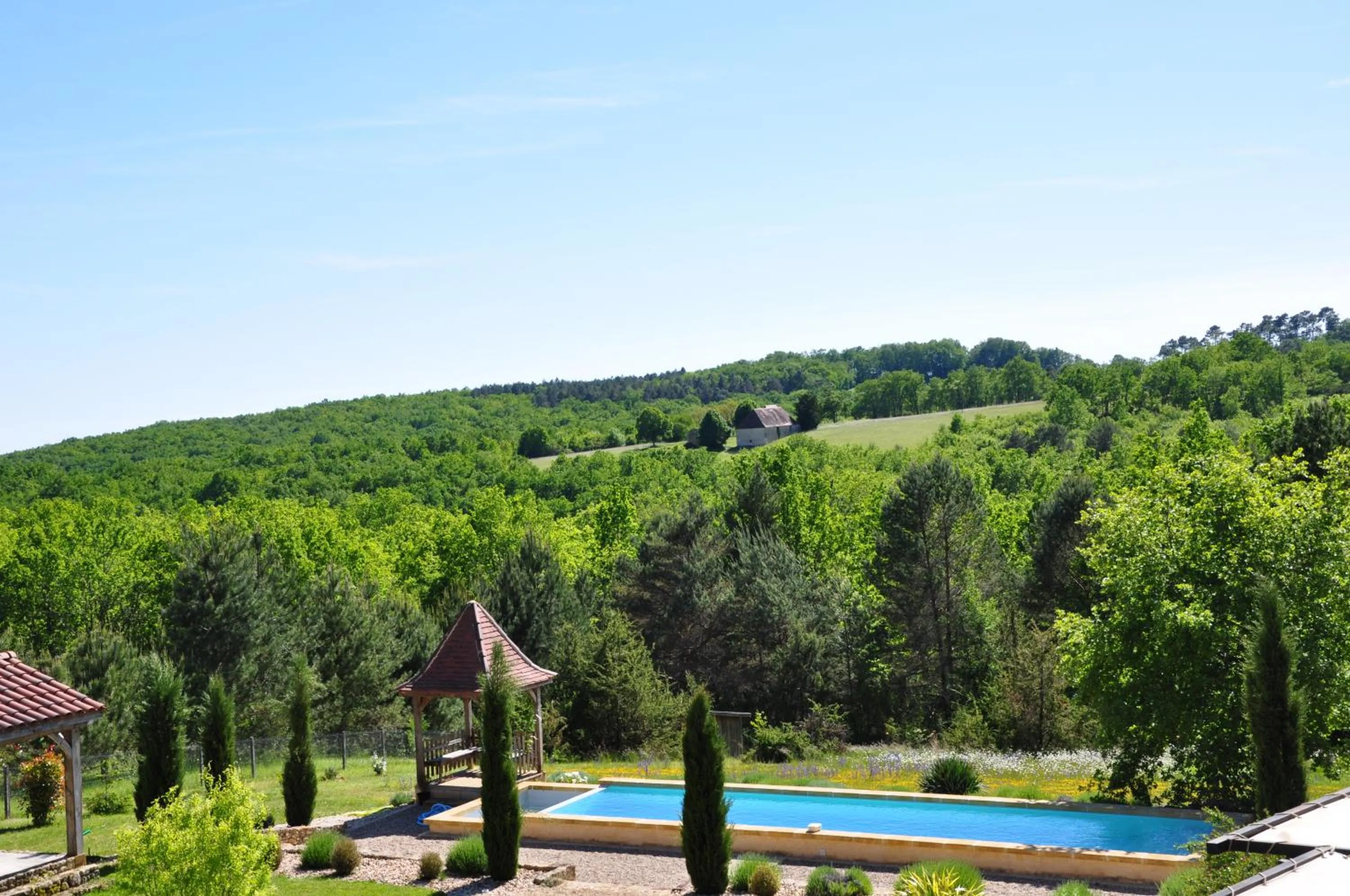 Garden in Le Lion D'Or en PERIGORD