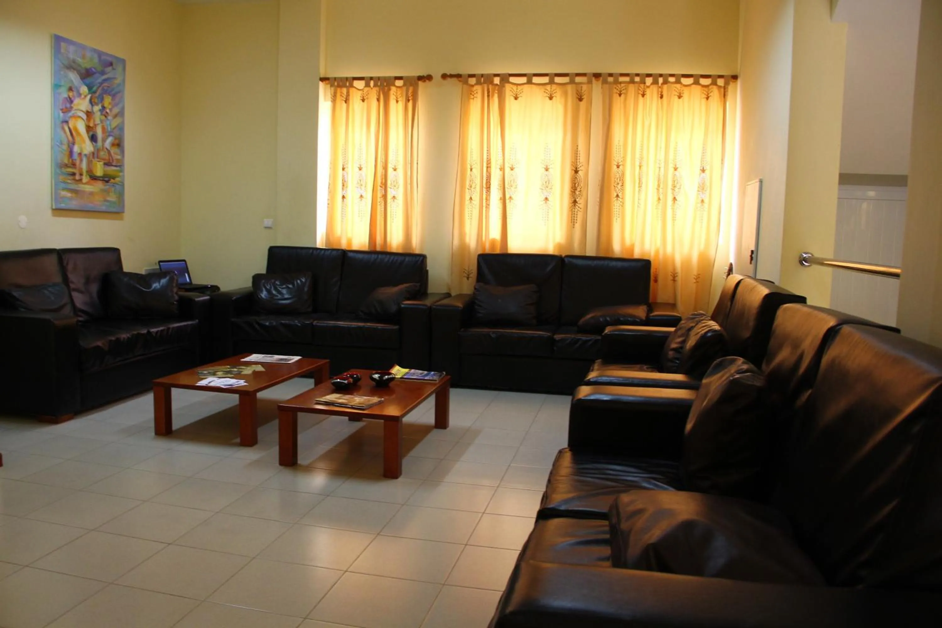 Seating area in Hotel Lazareto