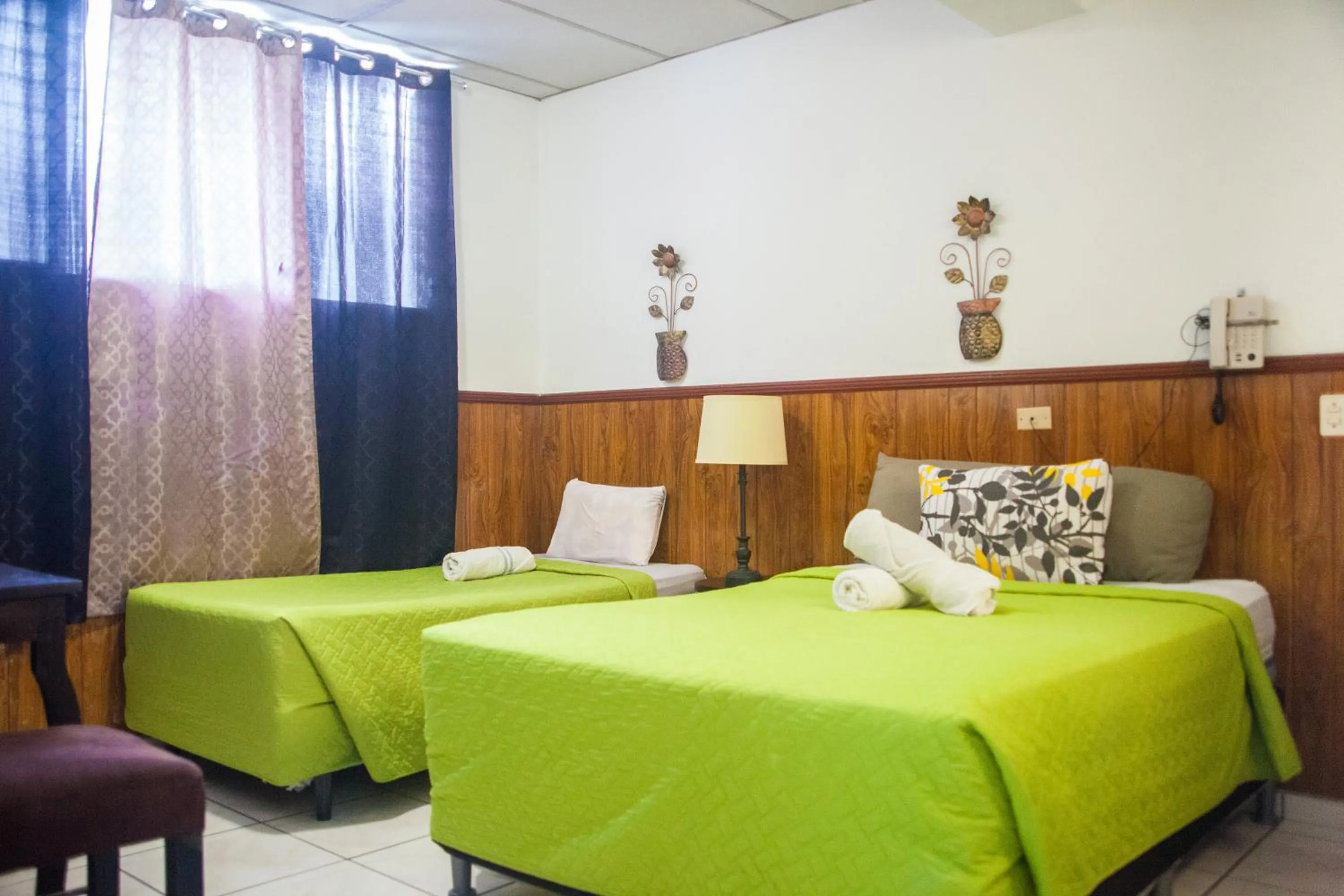 Bed in Hotel Manantiales El Salvador