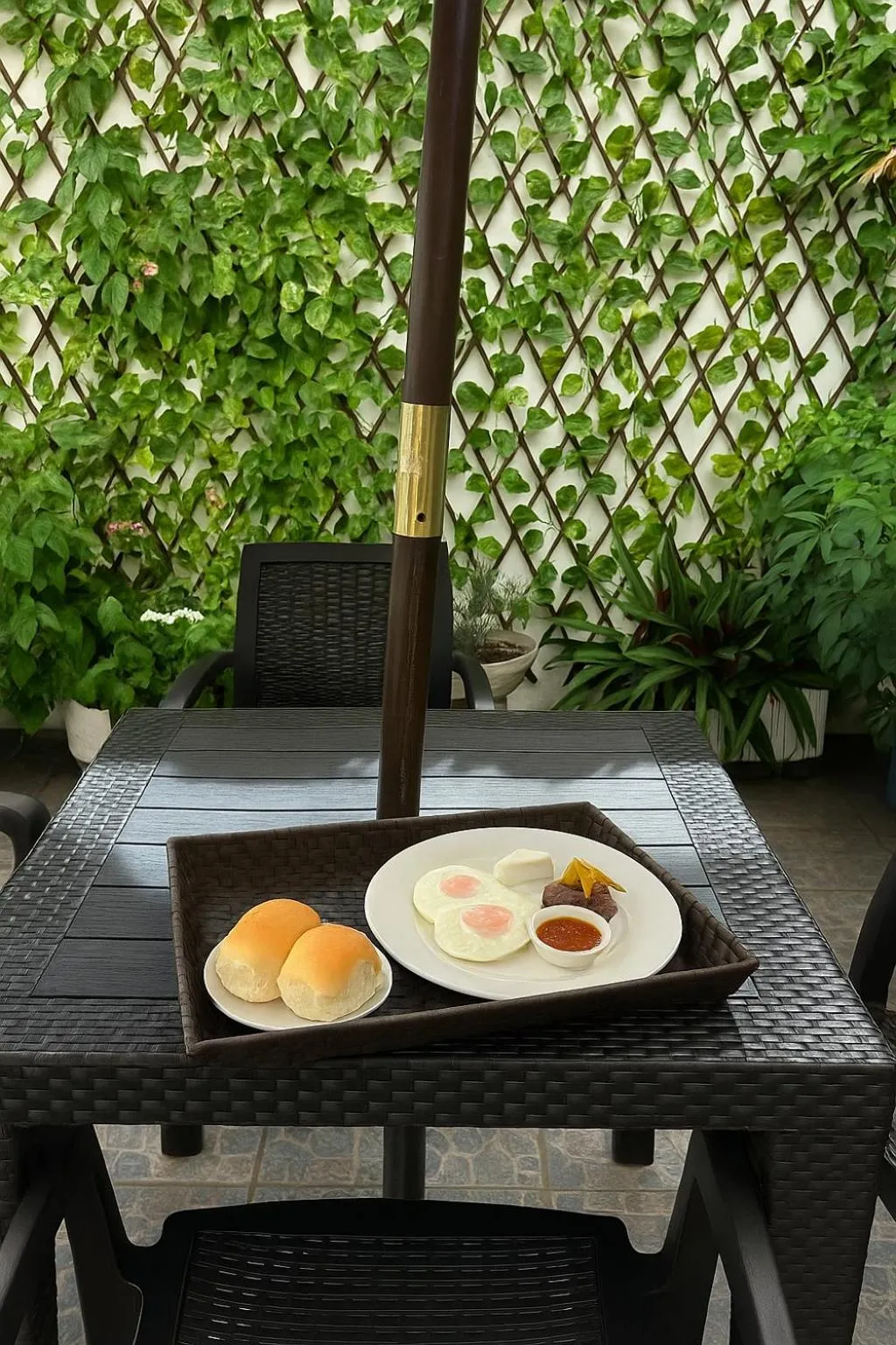 Breakfast in Hotel Manantiales El Salvador