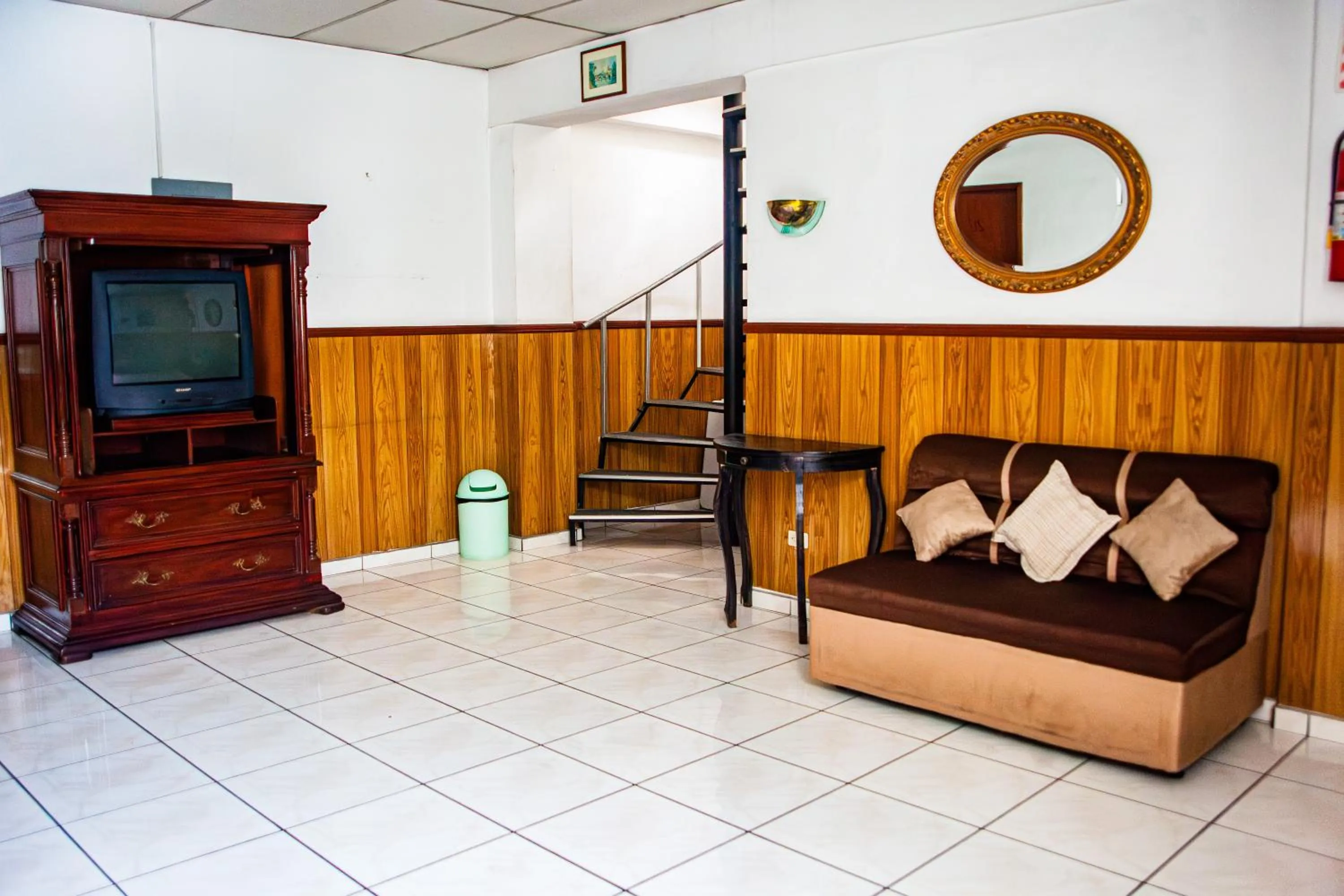 Living room in Hotel Manantiales El Salvador