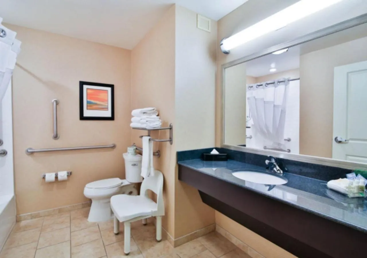 Bathroom in Holiday Inn Bismarck by IHG