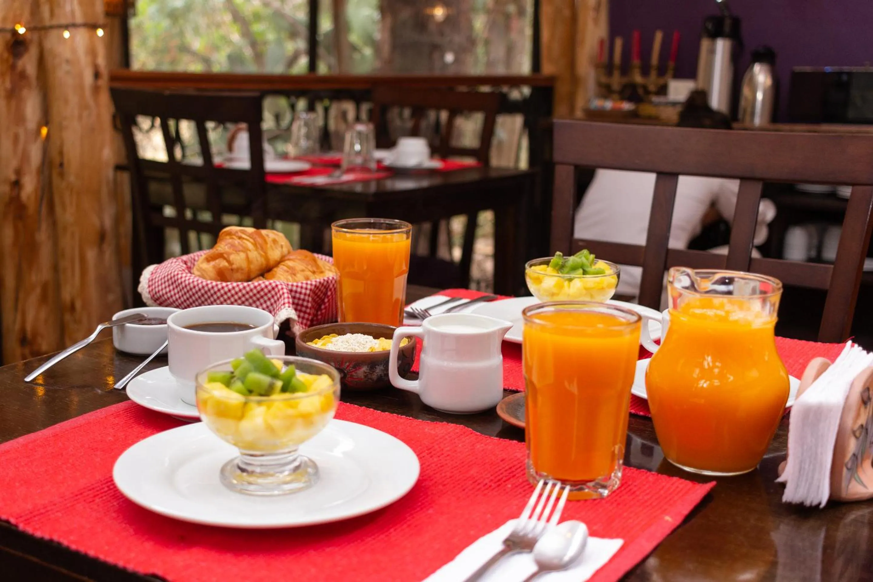 Food and drinks in Casa de La Chola