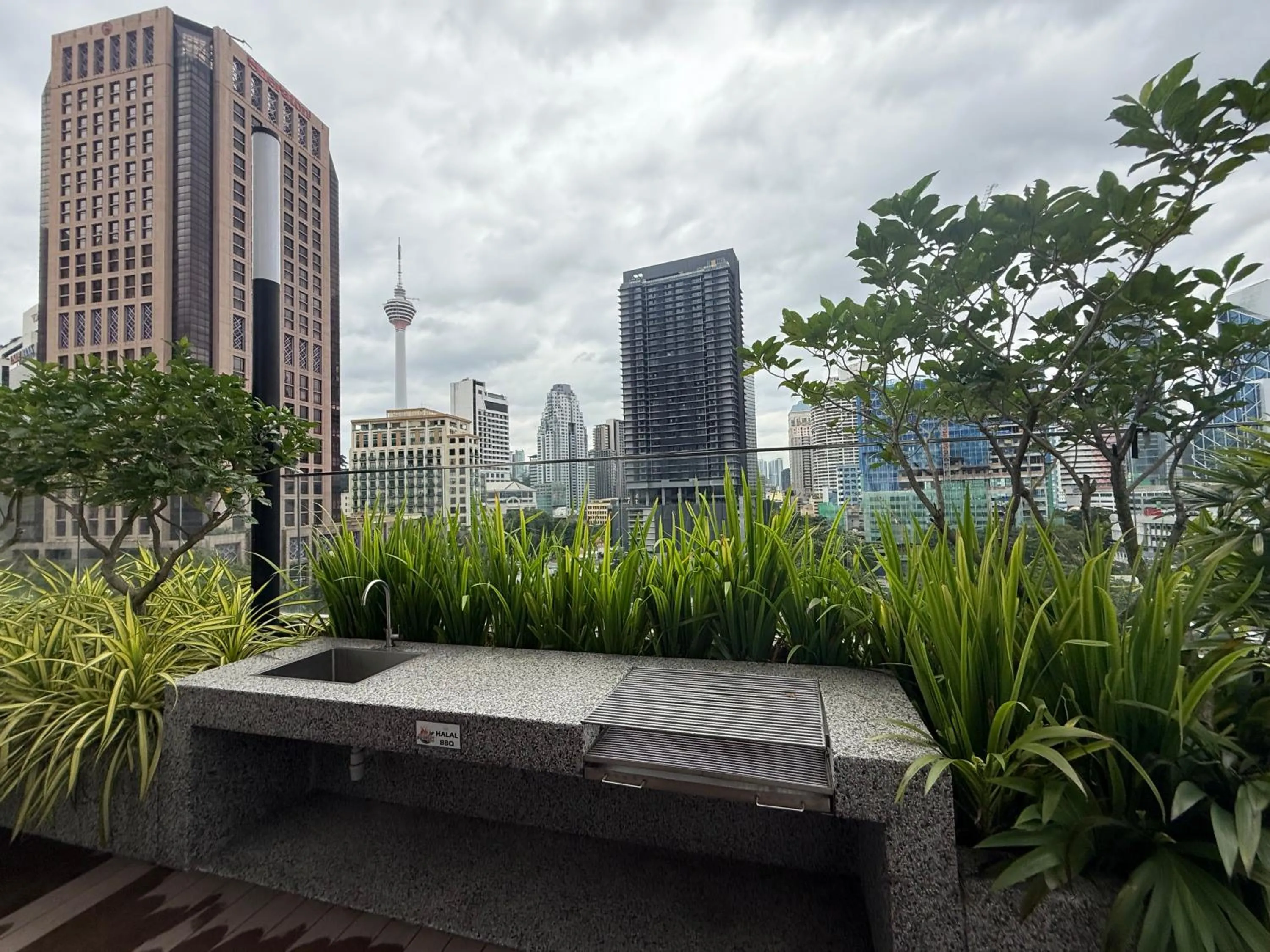 BBQ facilities in Quill Residences Exclusive Suites KLCC