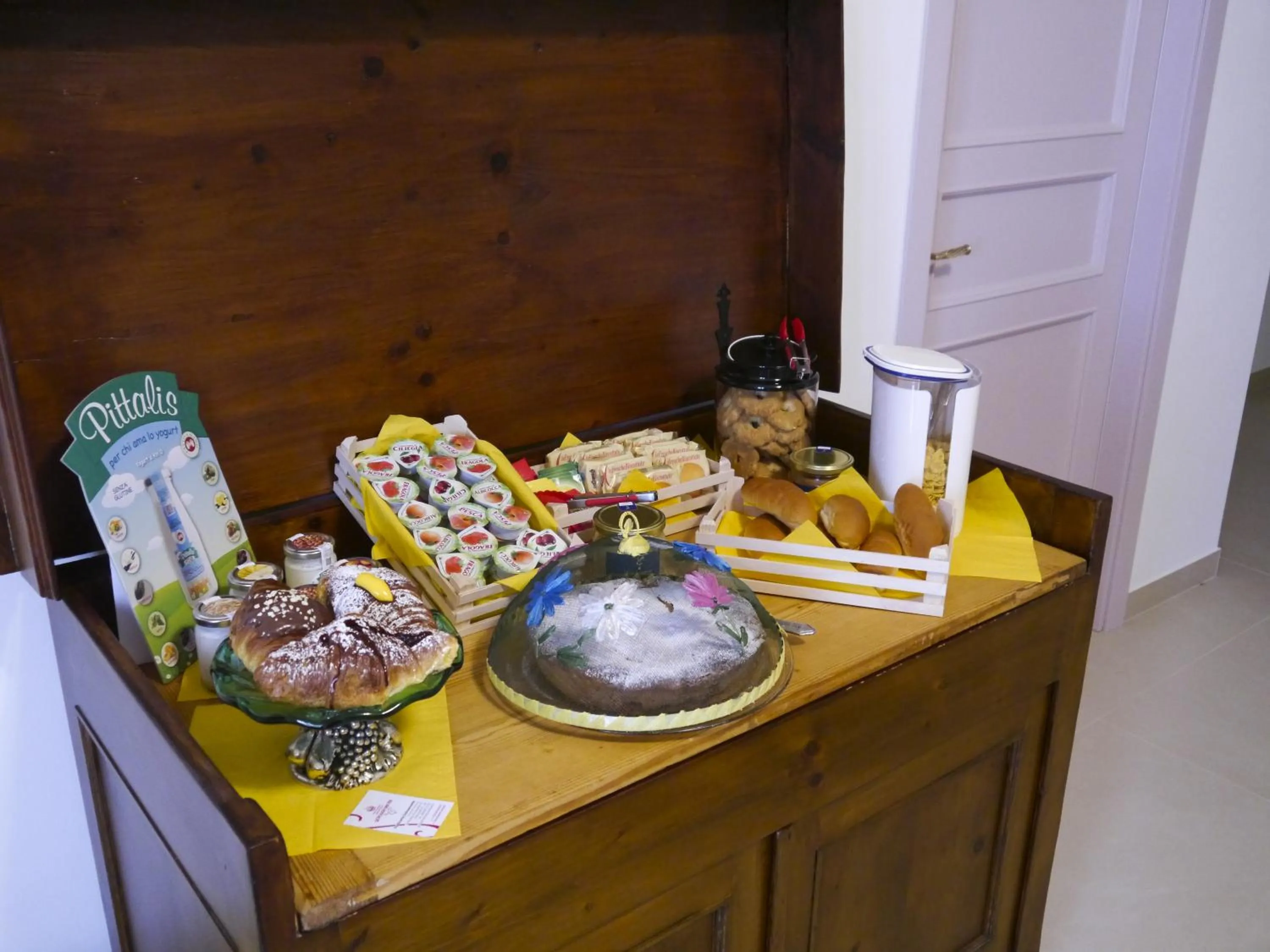 Food and drinks in B&B Le Dive