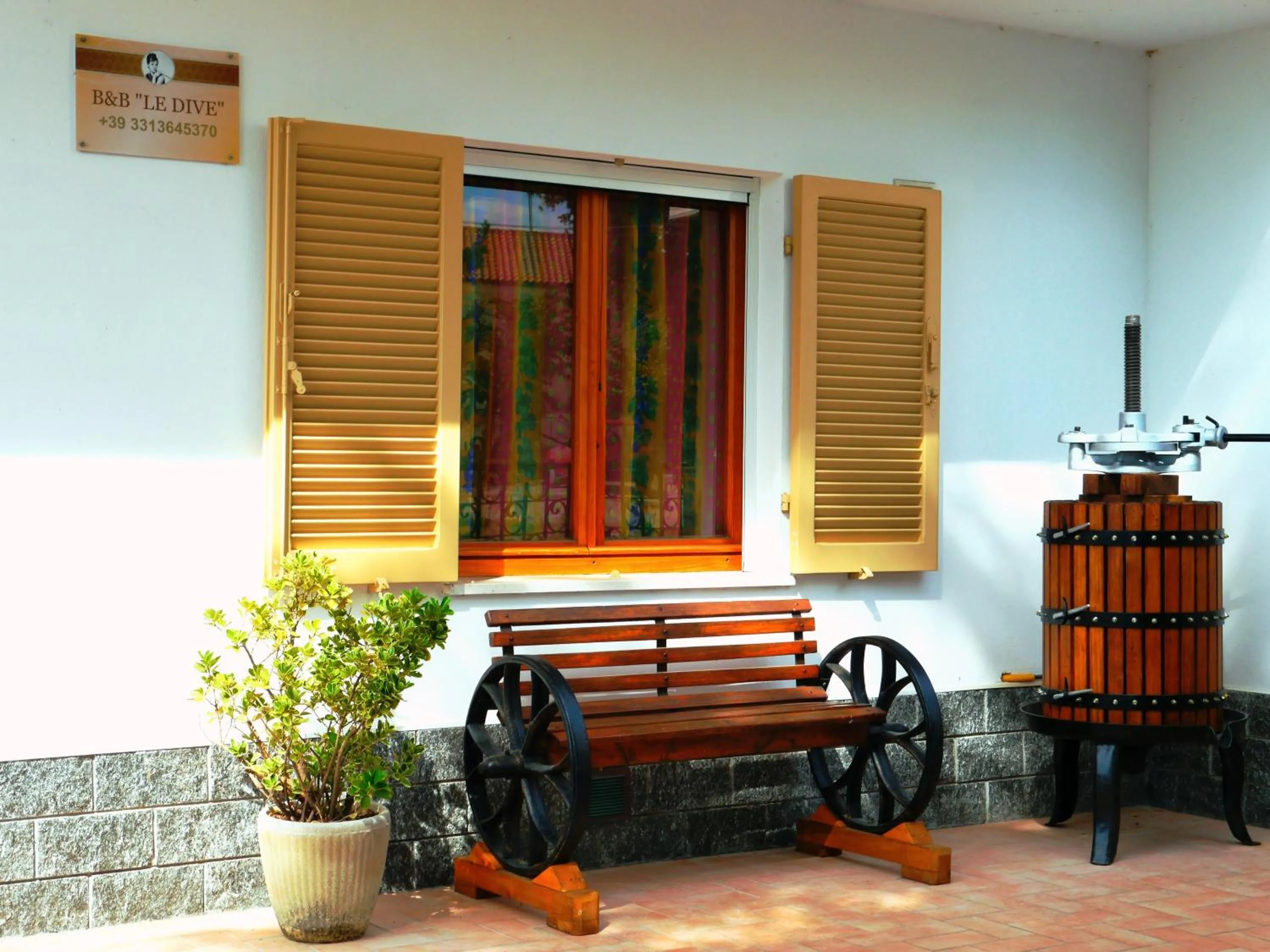 Garden in B&B Le Dive