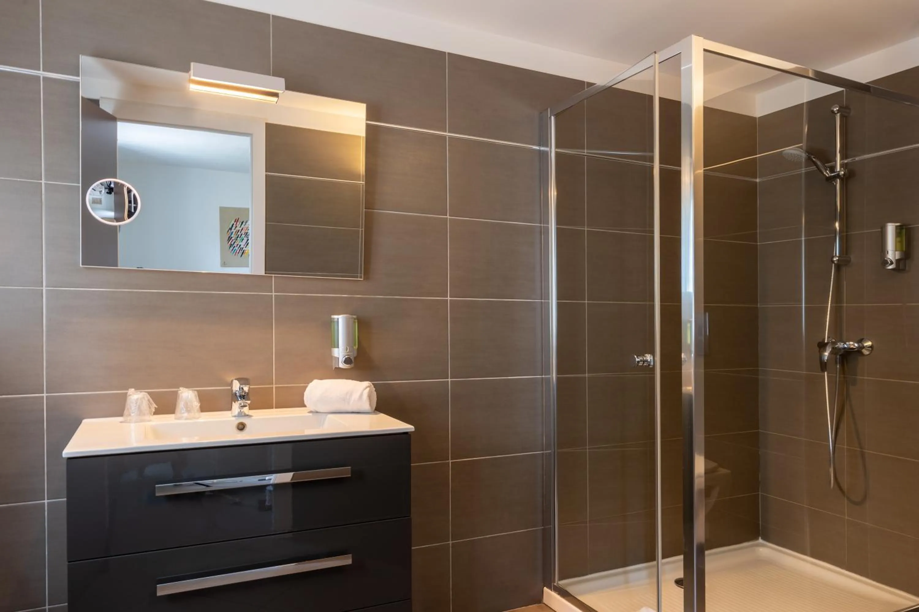 Bathroom in Best Western Hotel Casa Bianca, Piscine Intérieure et Extérieure