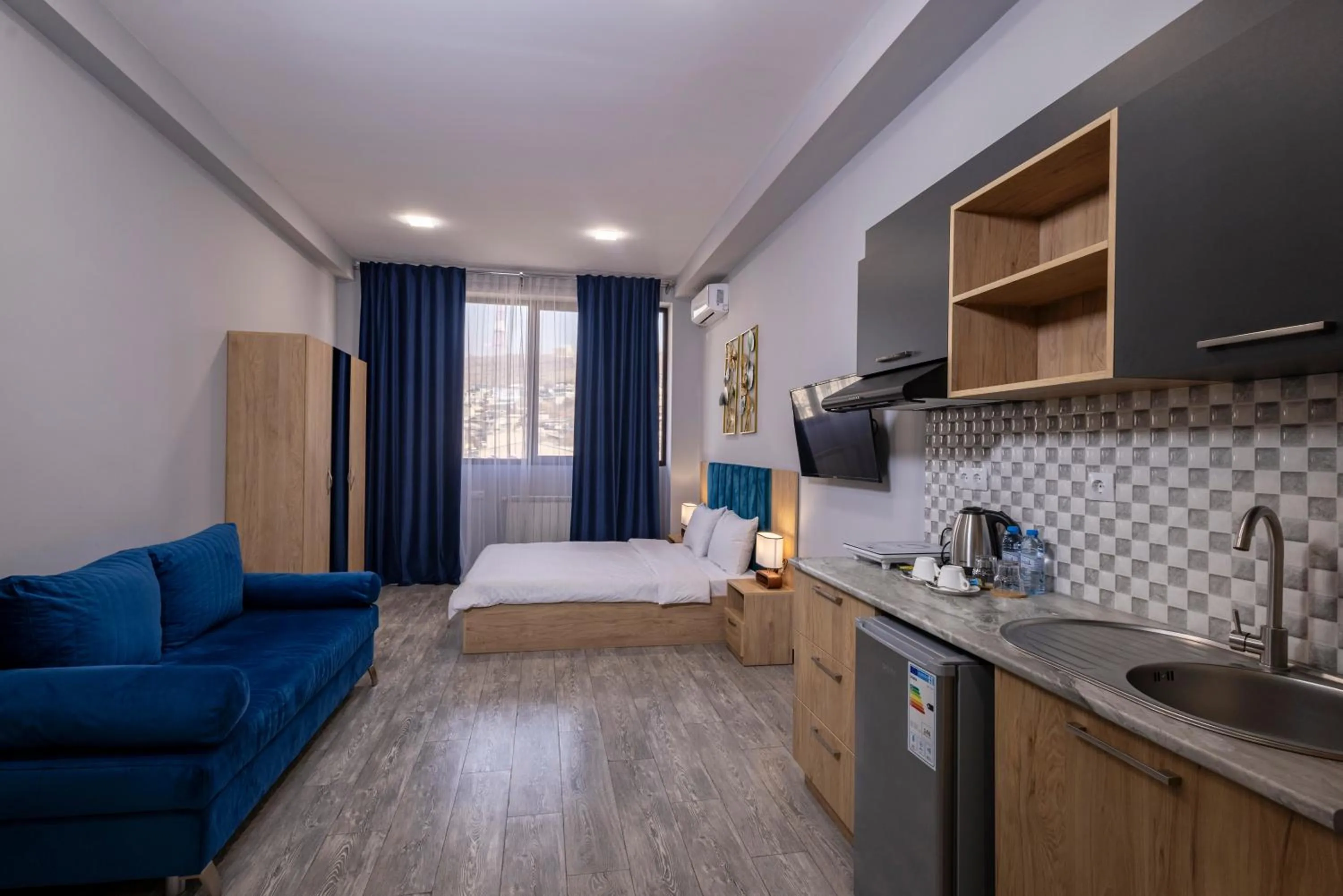 Bed in Horizon Hotel, Yerevan