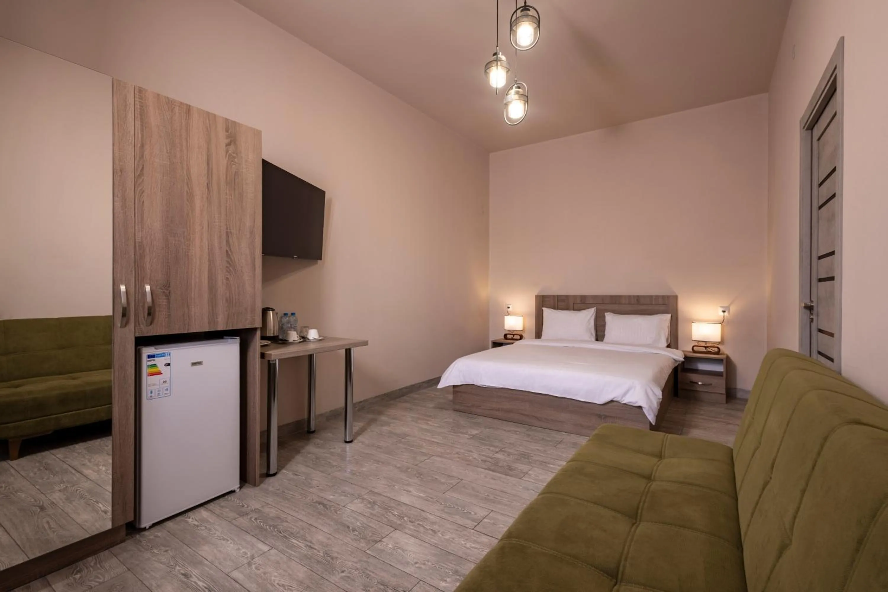 Bed in Horizon Hotel, Yerevan