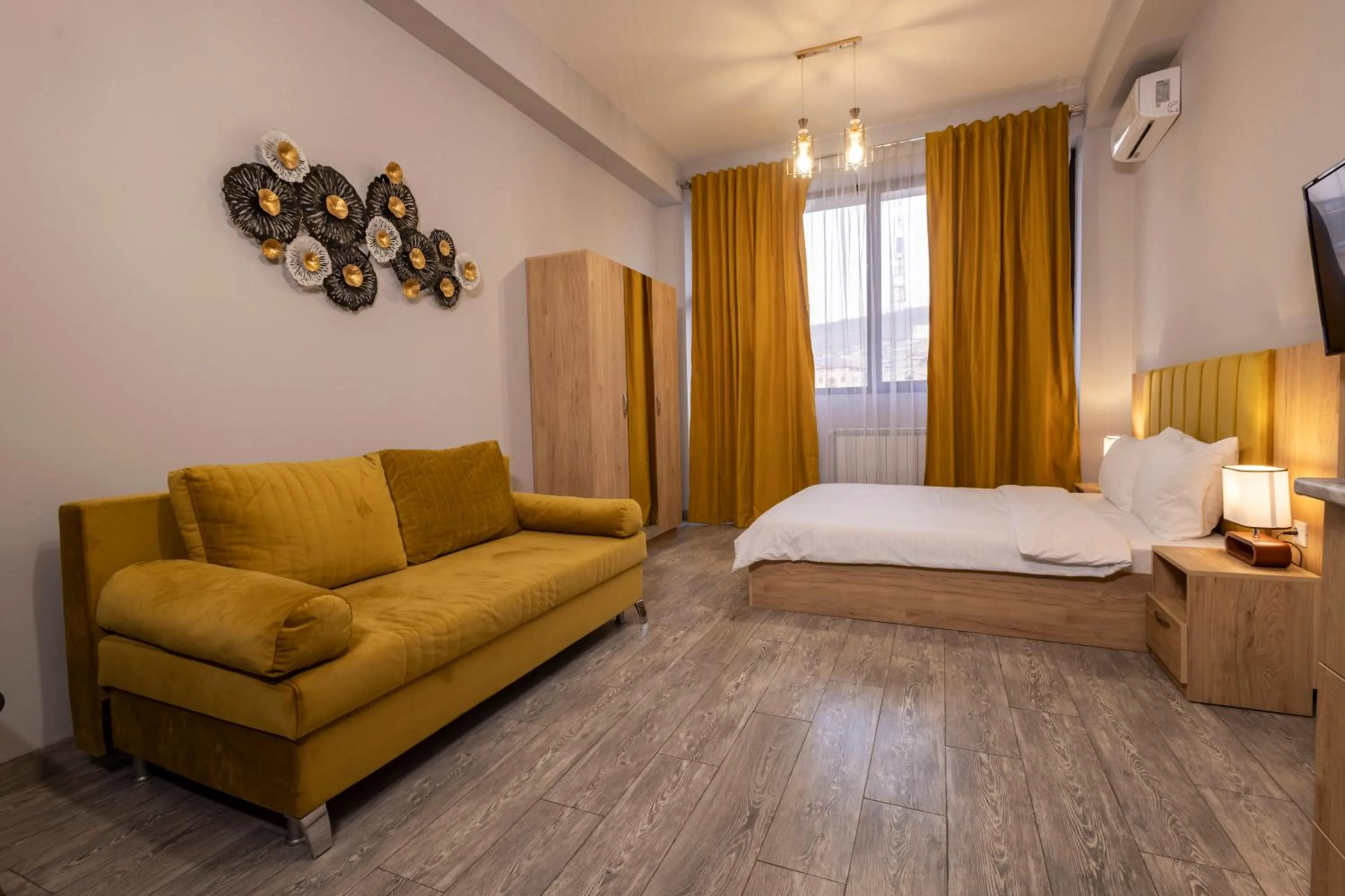 Bed in Horizon Hotel, Yerevan