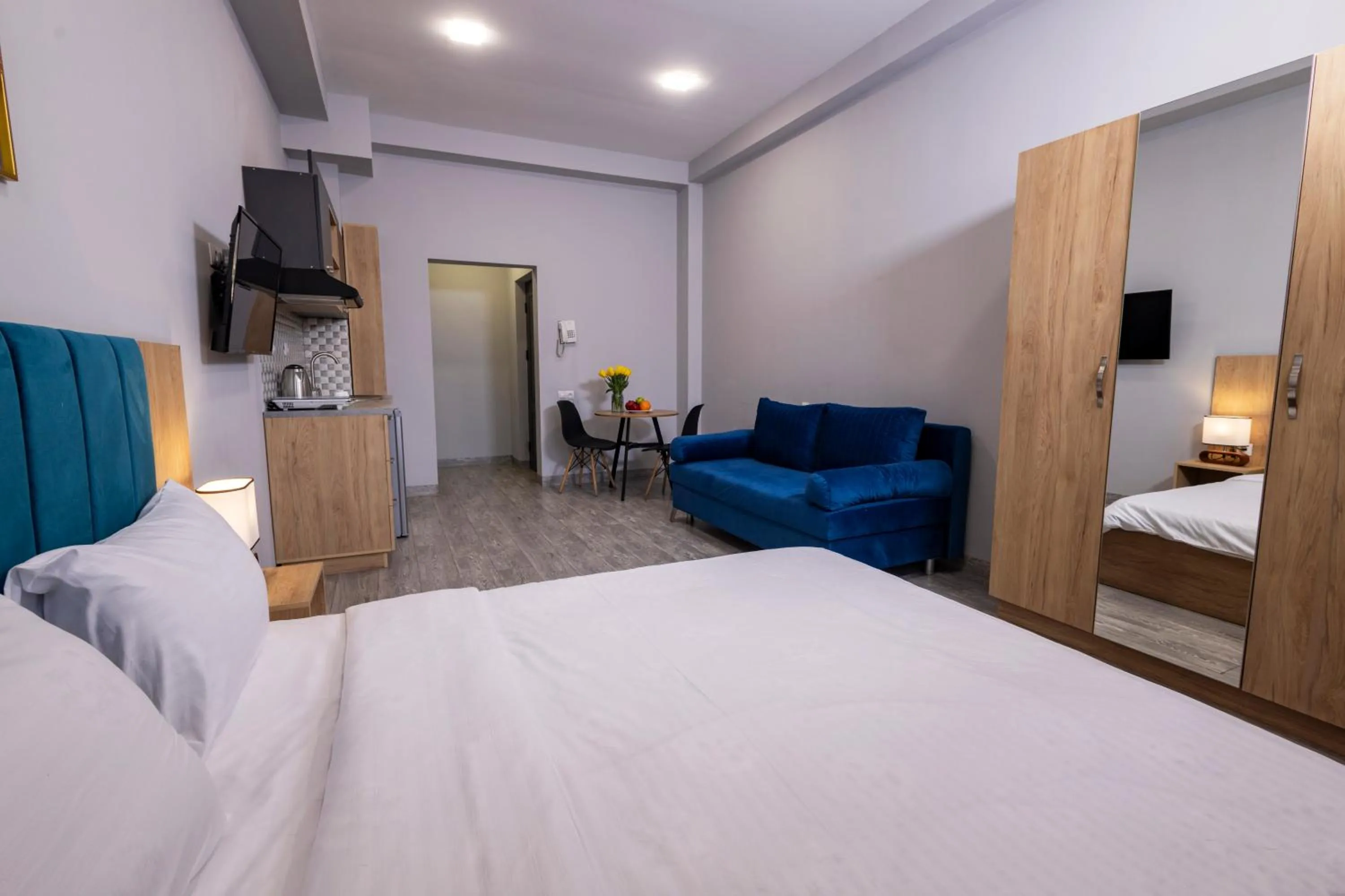 Bed in Horizon Hotel, Yerevan