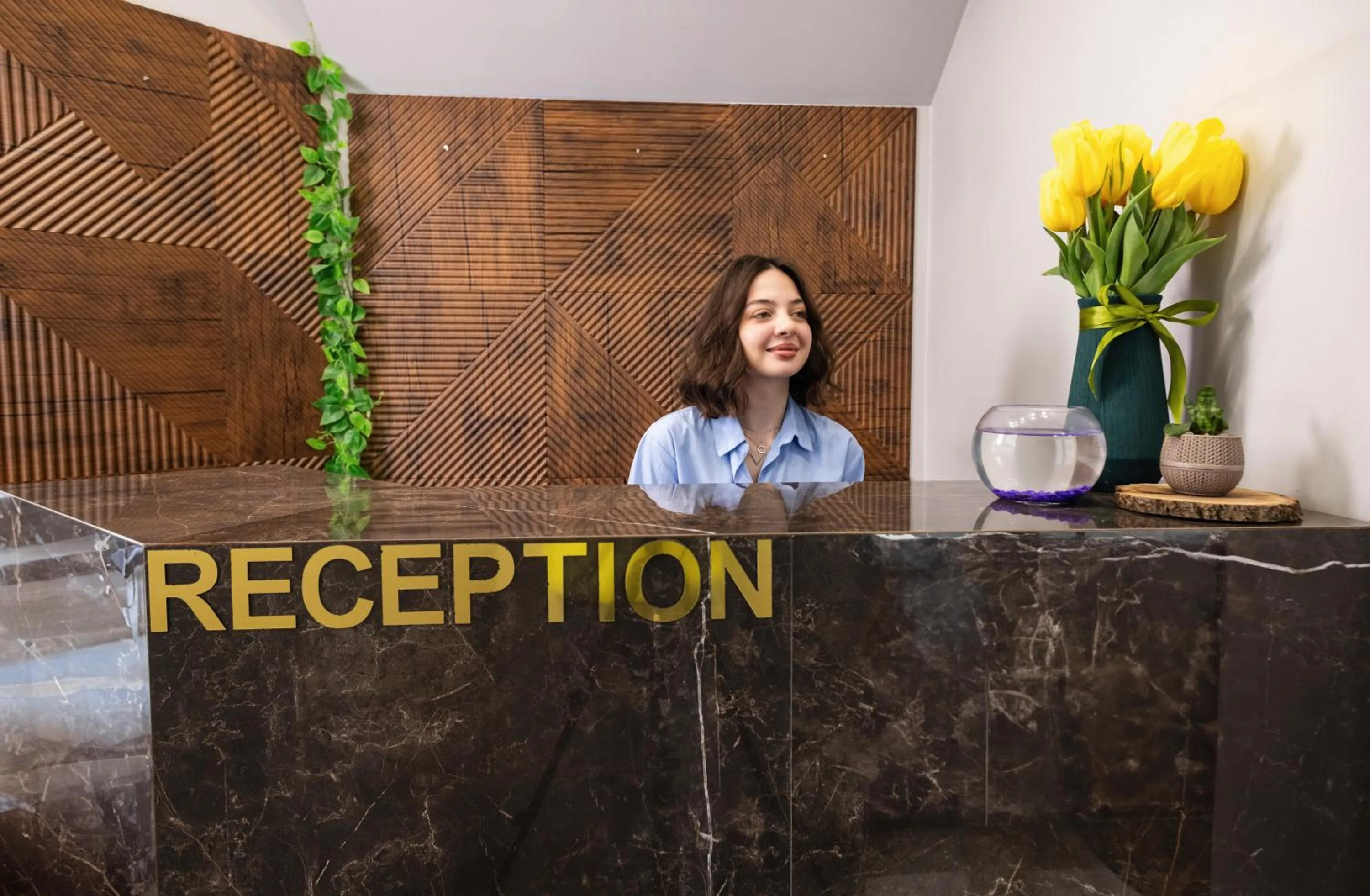 Staff in Horizon Hotel, Yerevan