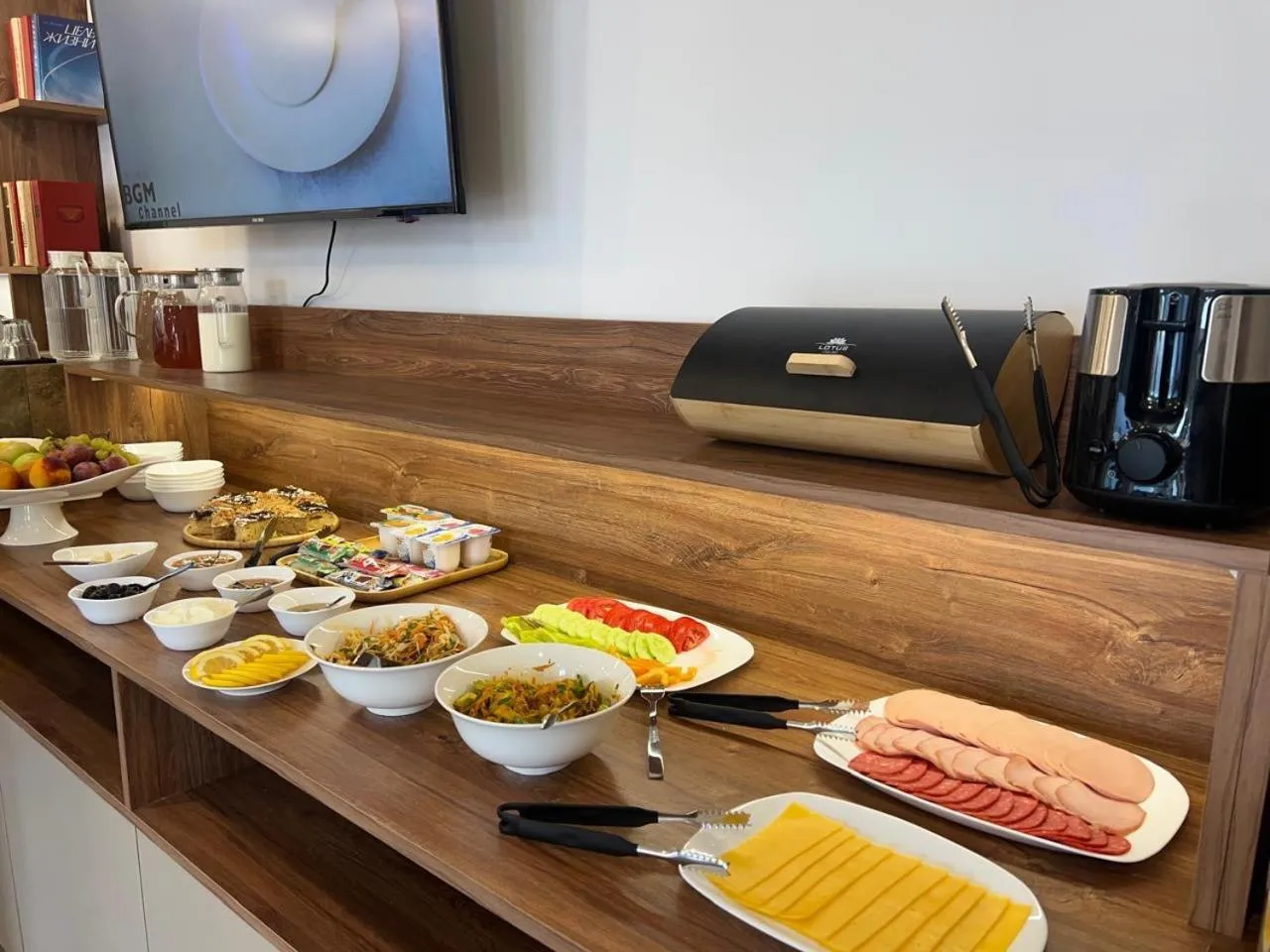 Breakfast in Horizon Hotel, Yerevan