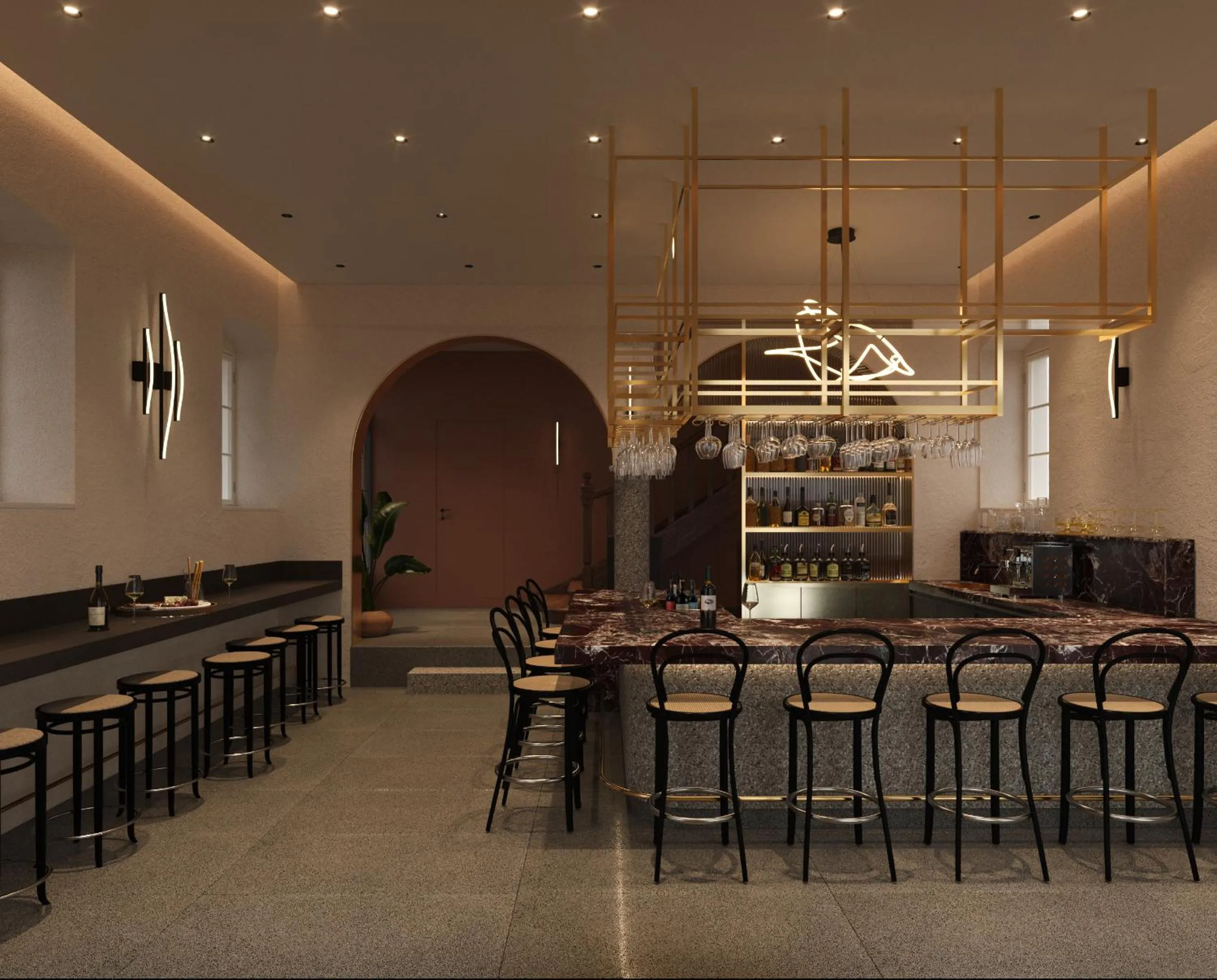 Lounge or bar in The Calliston