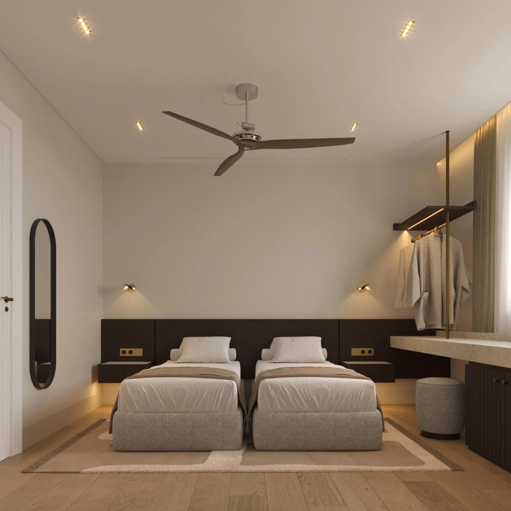 Photo of the whole room, Bed in The Calliston