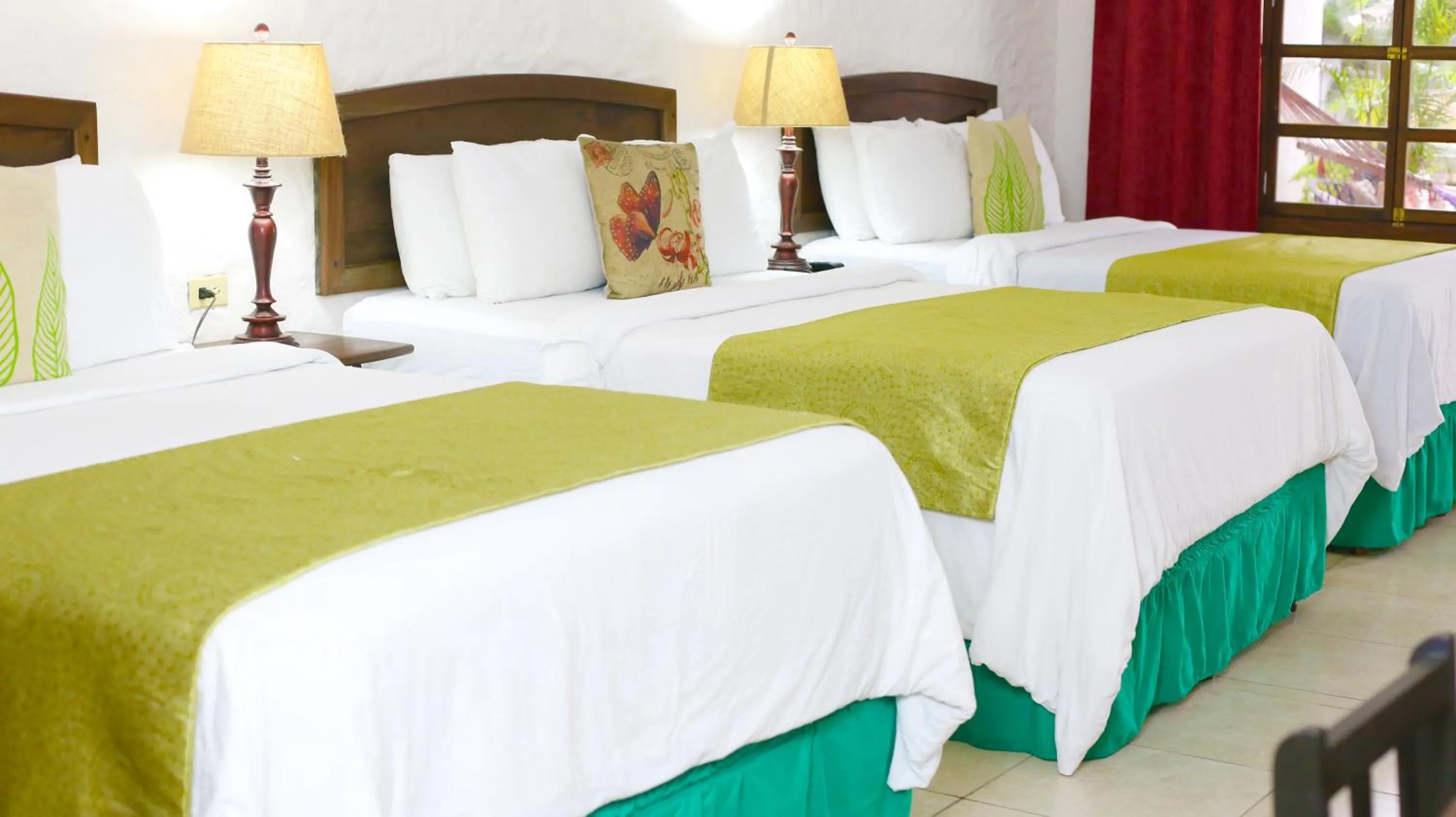 Bed in Hotel Ciudad Blanca