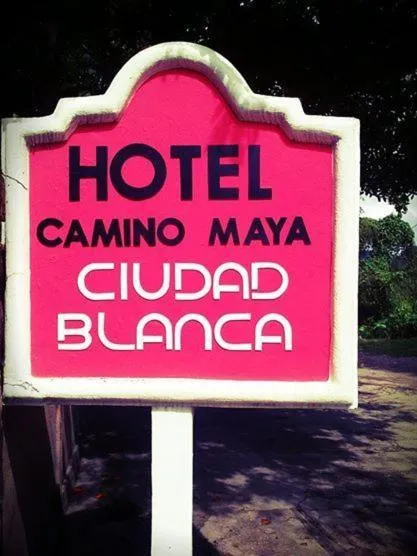 Property logo or sign in Hotel Ciudad Blanca