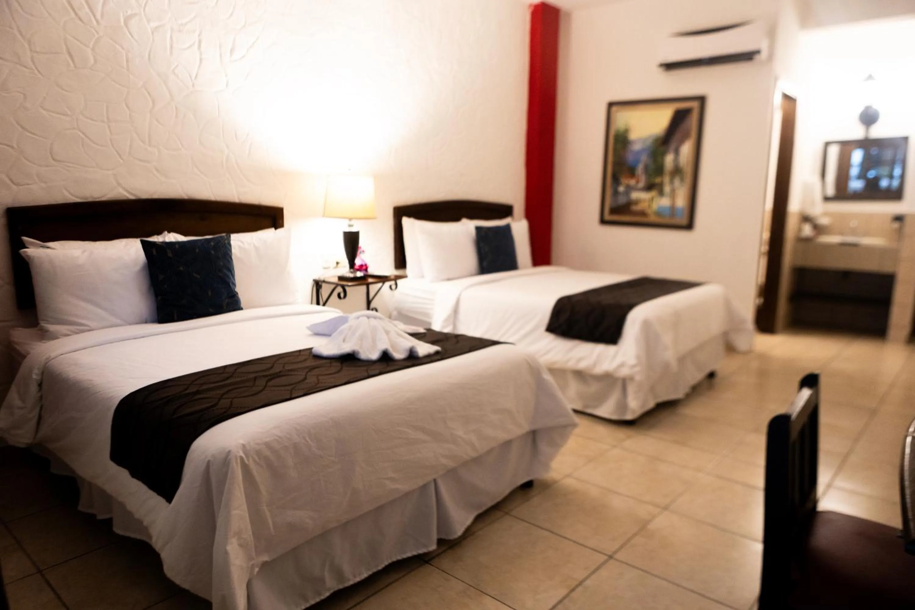 Bed in Hotel Ciudad Blanca