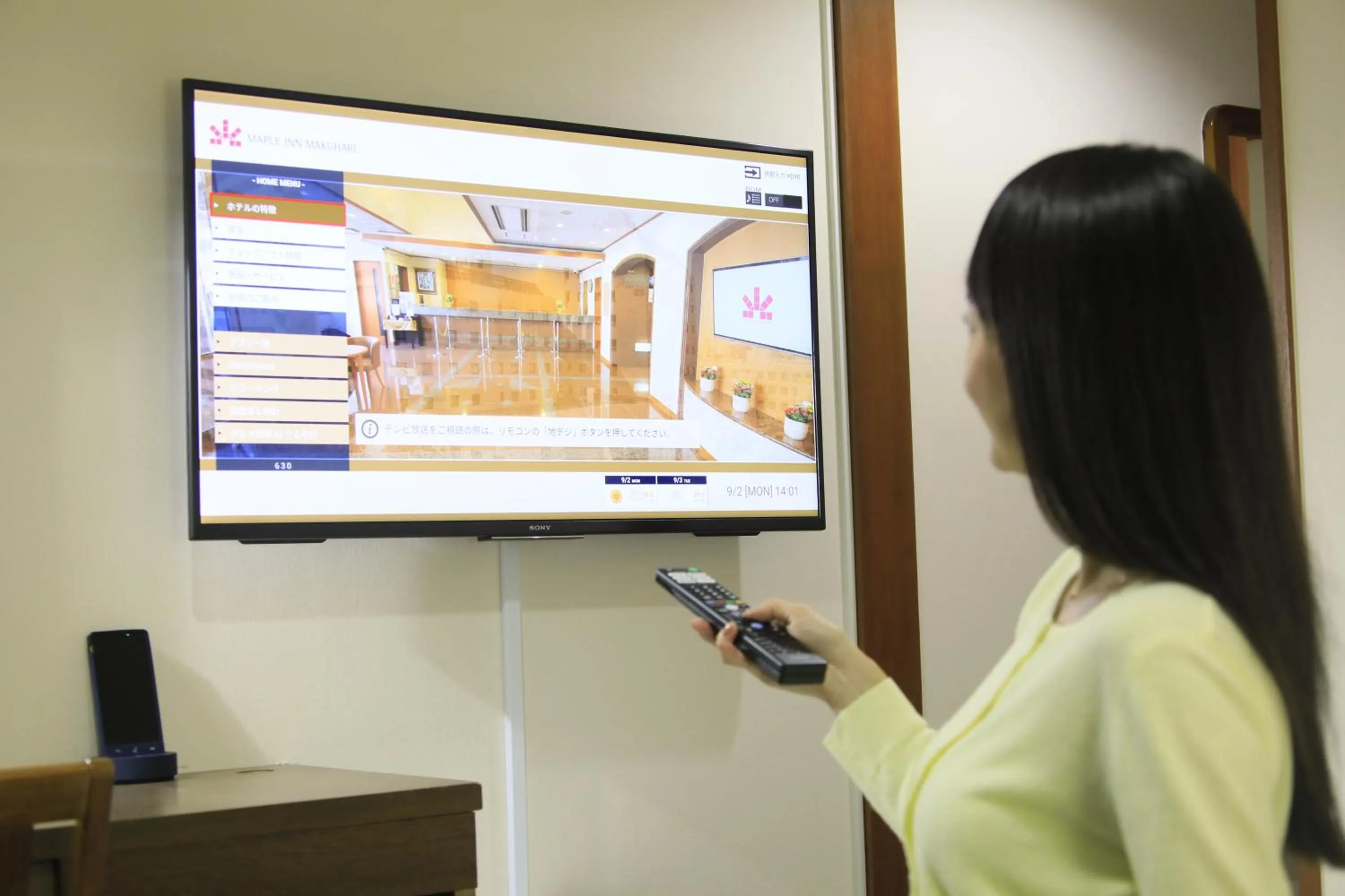 TV and multimedia in Maple Inn Makuhari