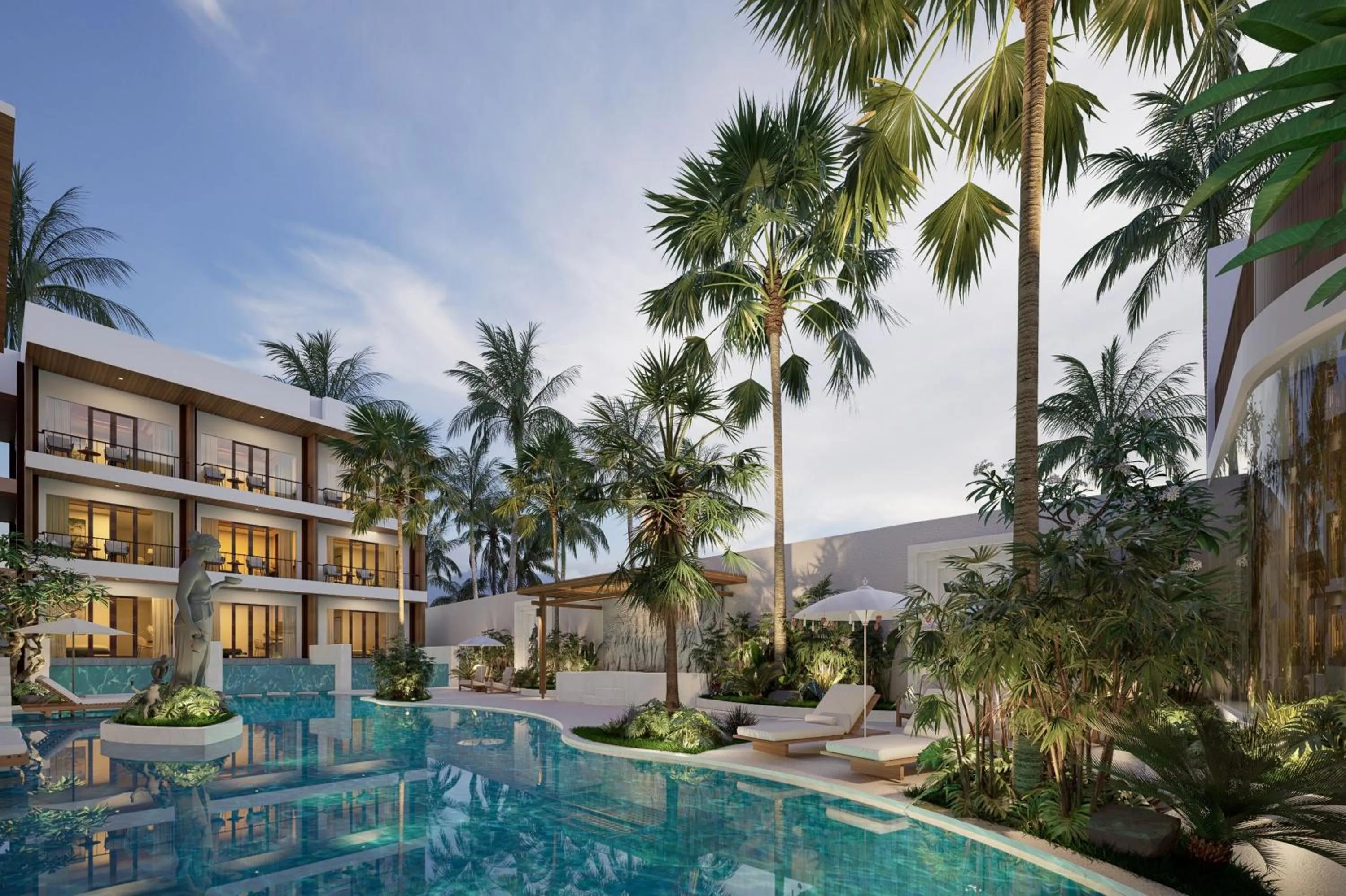 Property building in Anumana Ubud Hotel