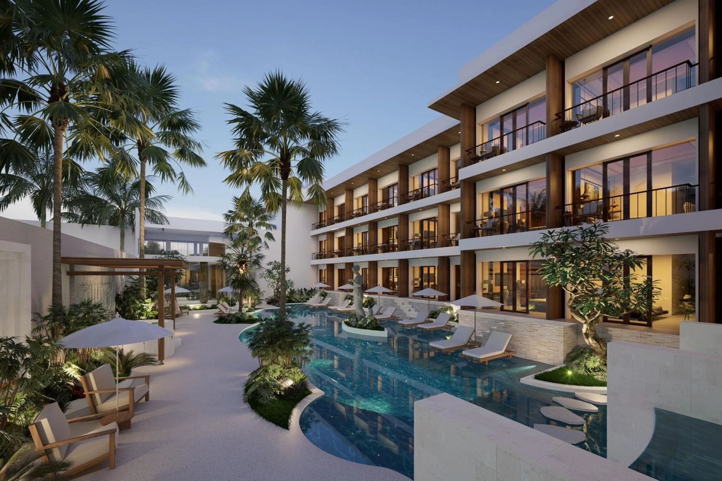 Property building in Anumana Ubud Hotel