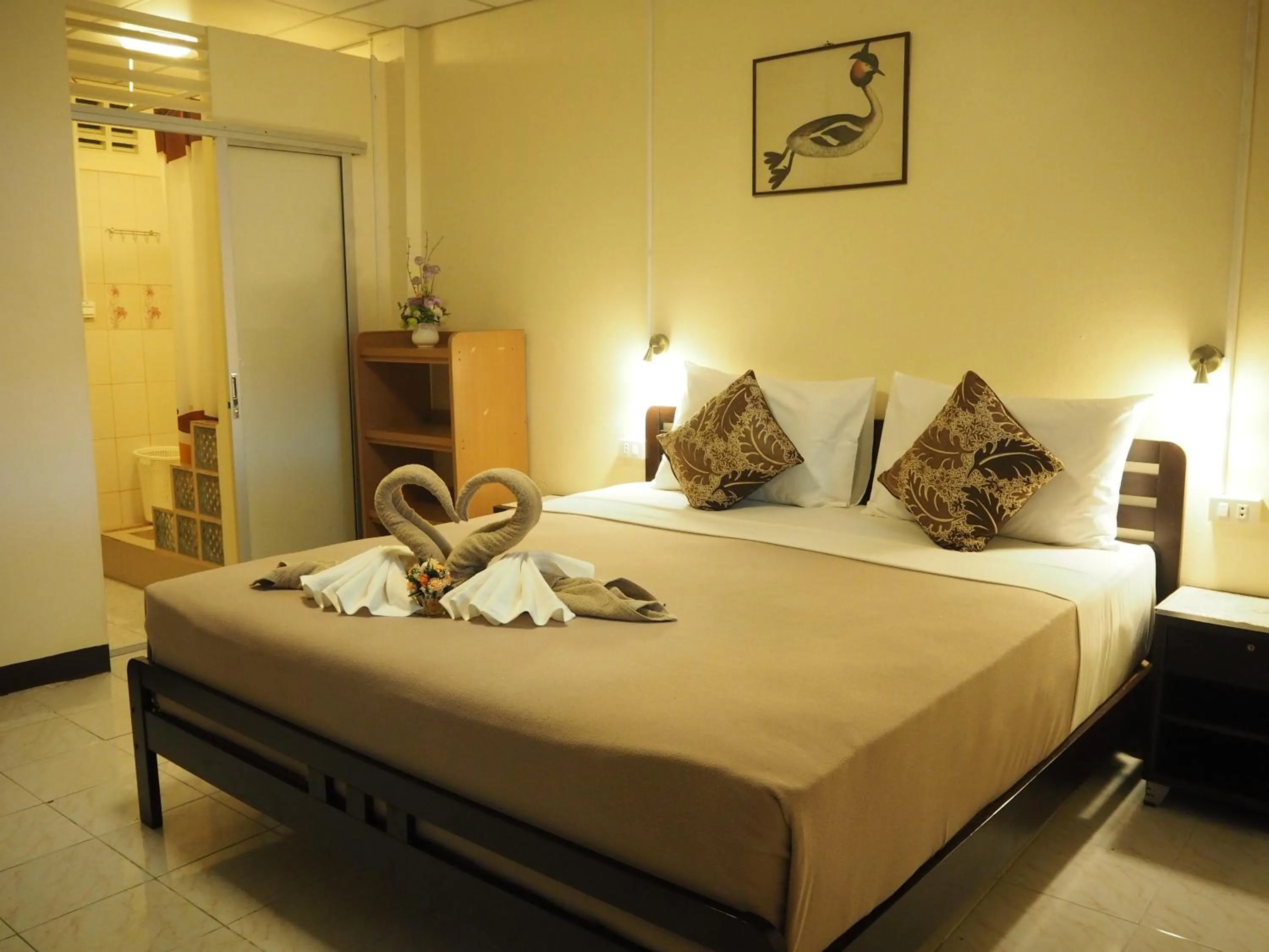 Bed in Stefan's Guesthouse