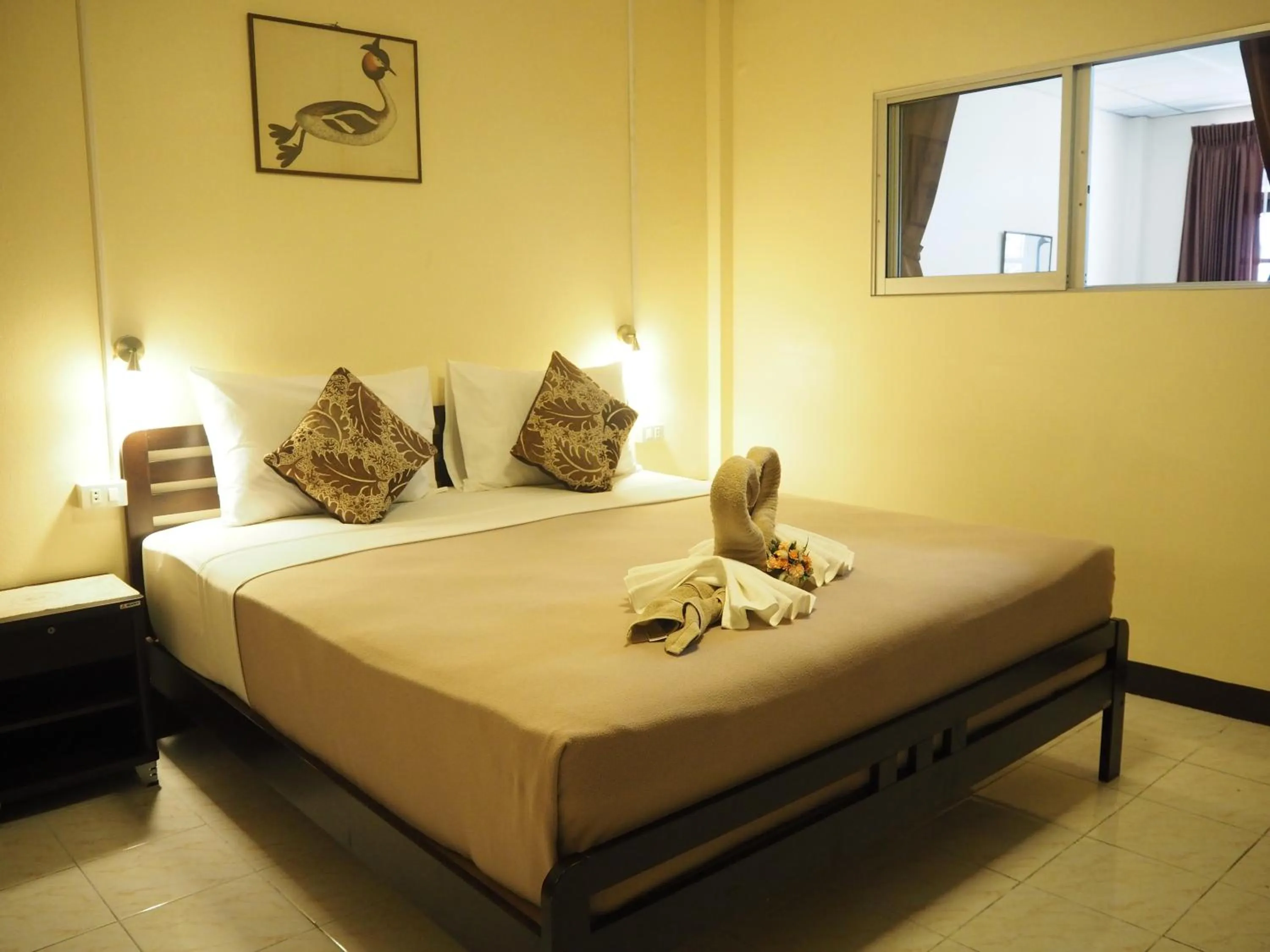 Bed in Stefan's Guesthouse