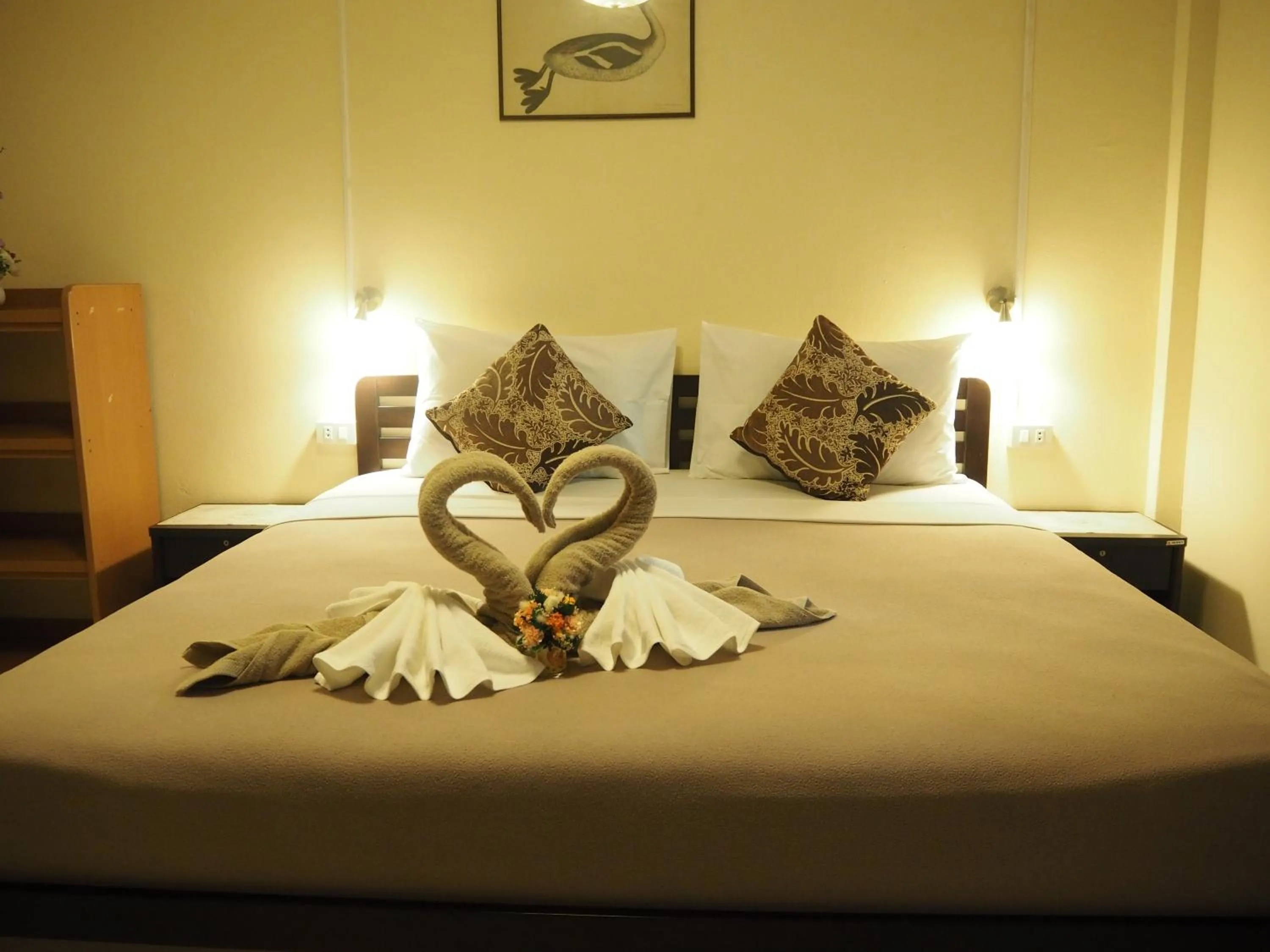 Bed in Stefan's Guesthouse