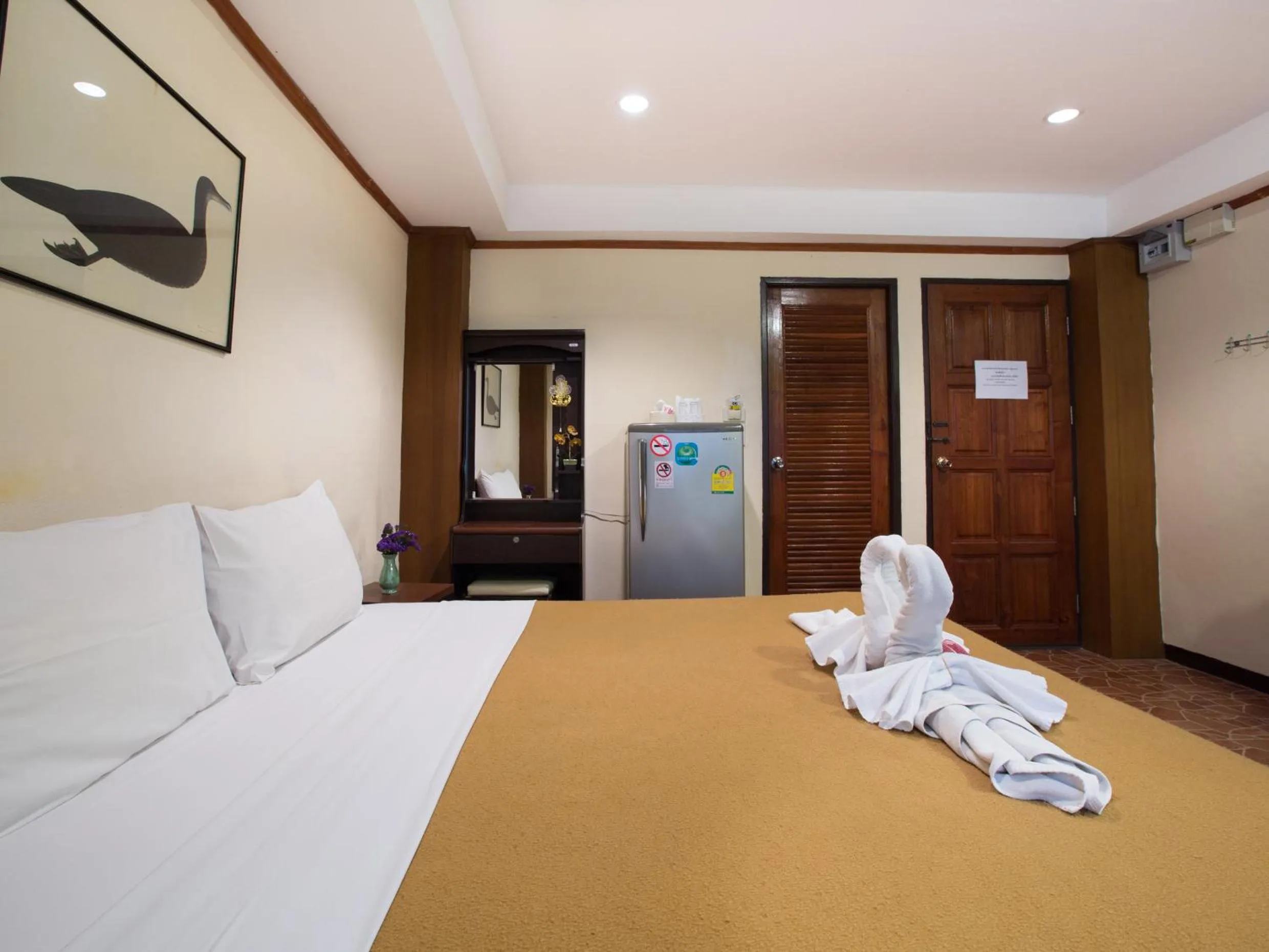 Bed in Stefan's Guesthouse