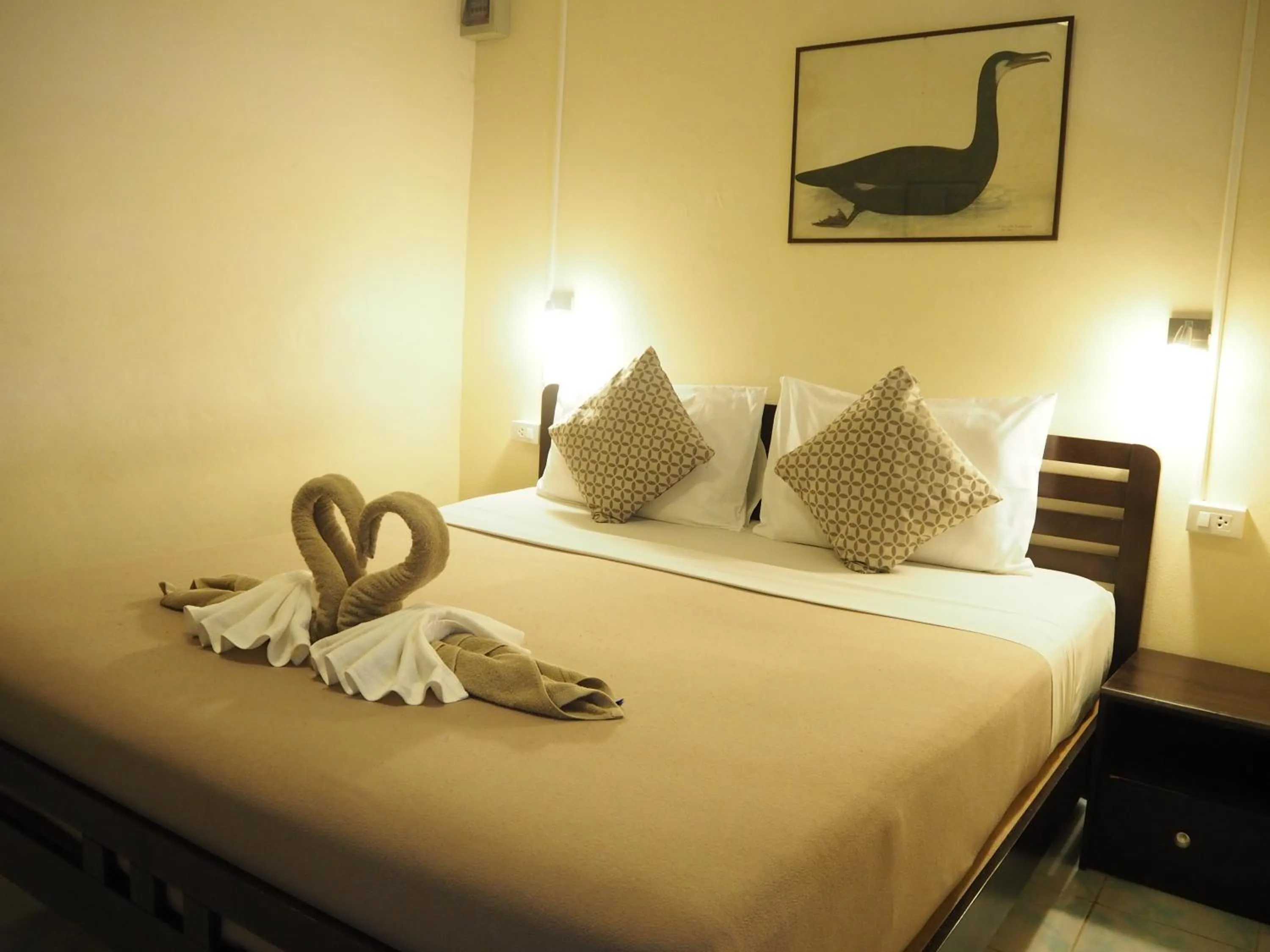 Bed in Stefan's Guesthouse