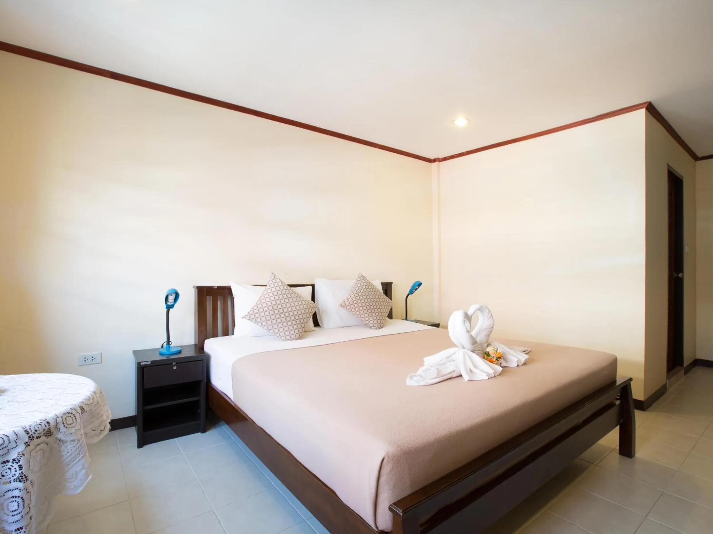 Bed in Stefan's Guesthouse