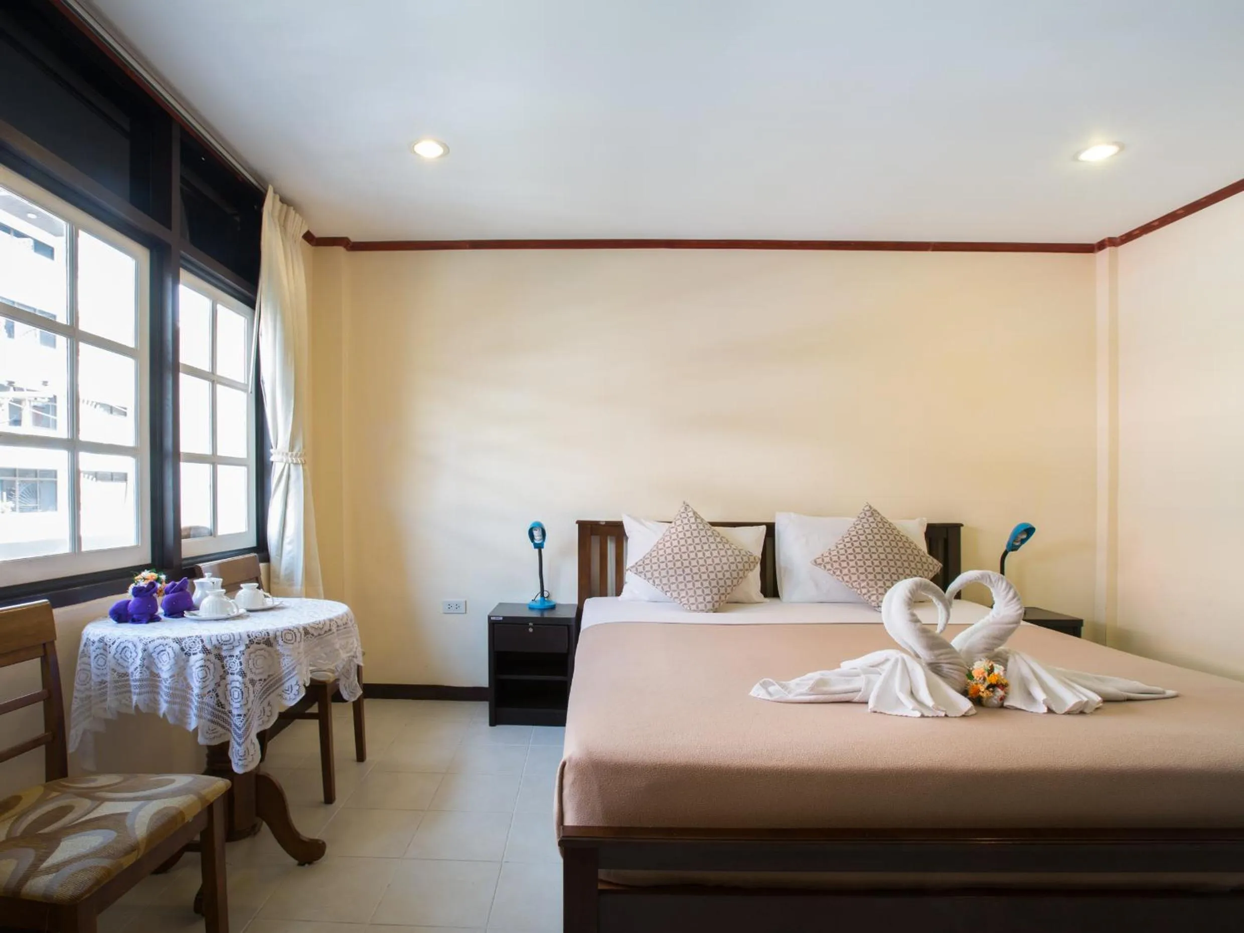 Bed in Stefan's Guesthouse