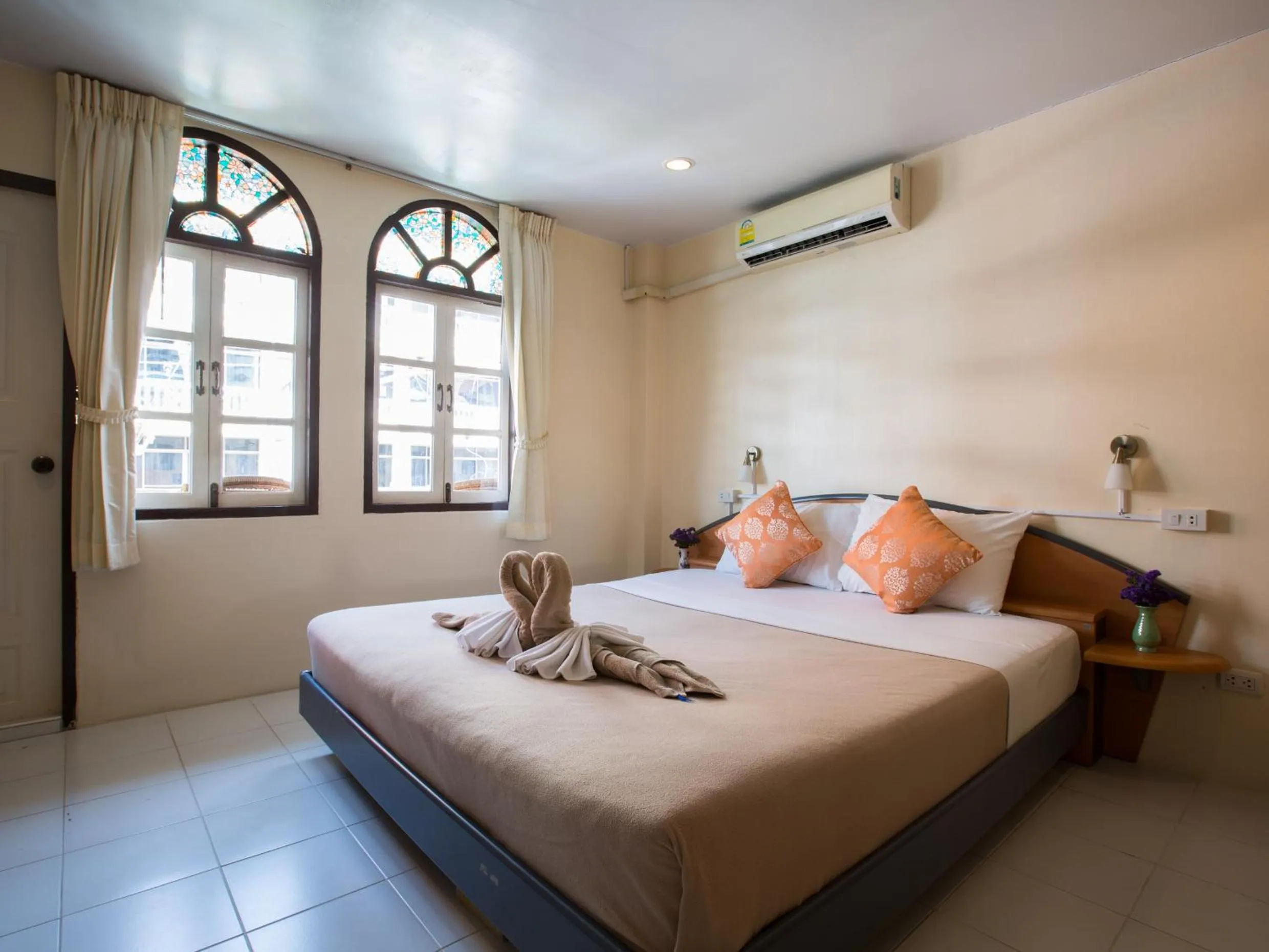 Bed in Stefan's Guesthouse