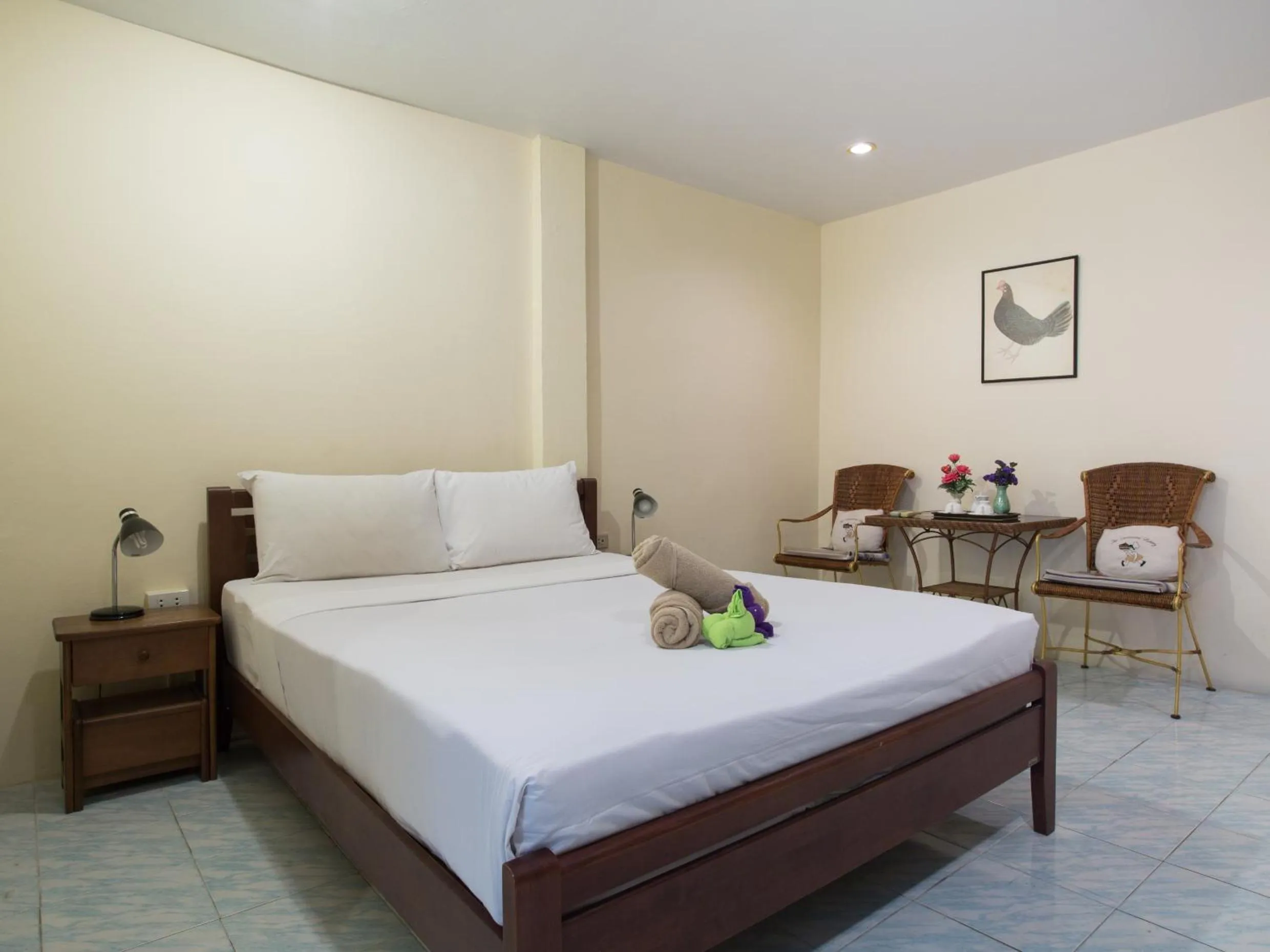 Bed in Stefan's Guesthouse