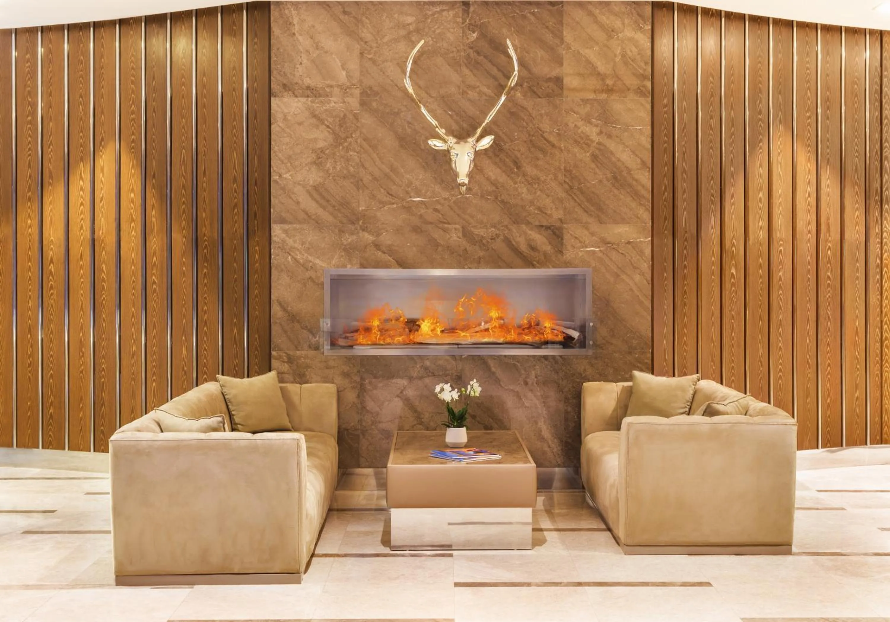 Lobby or reception in Qafqaz Tufandag Mountain Resort Hotel