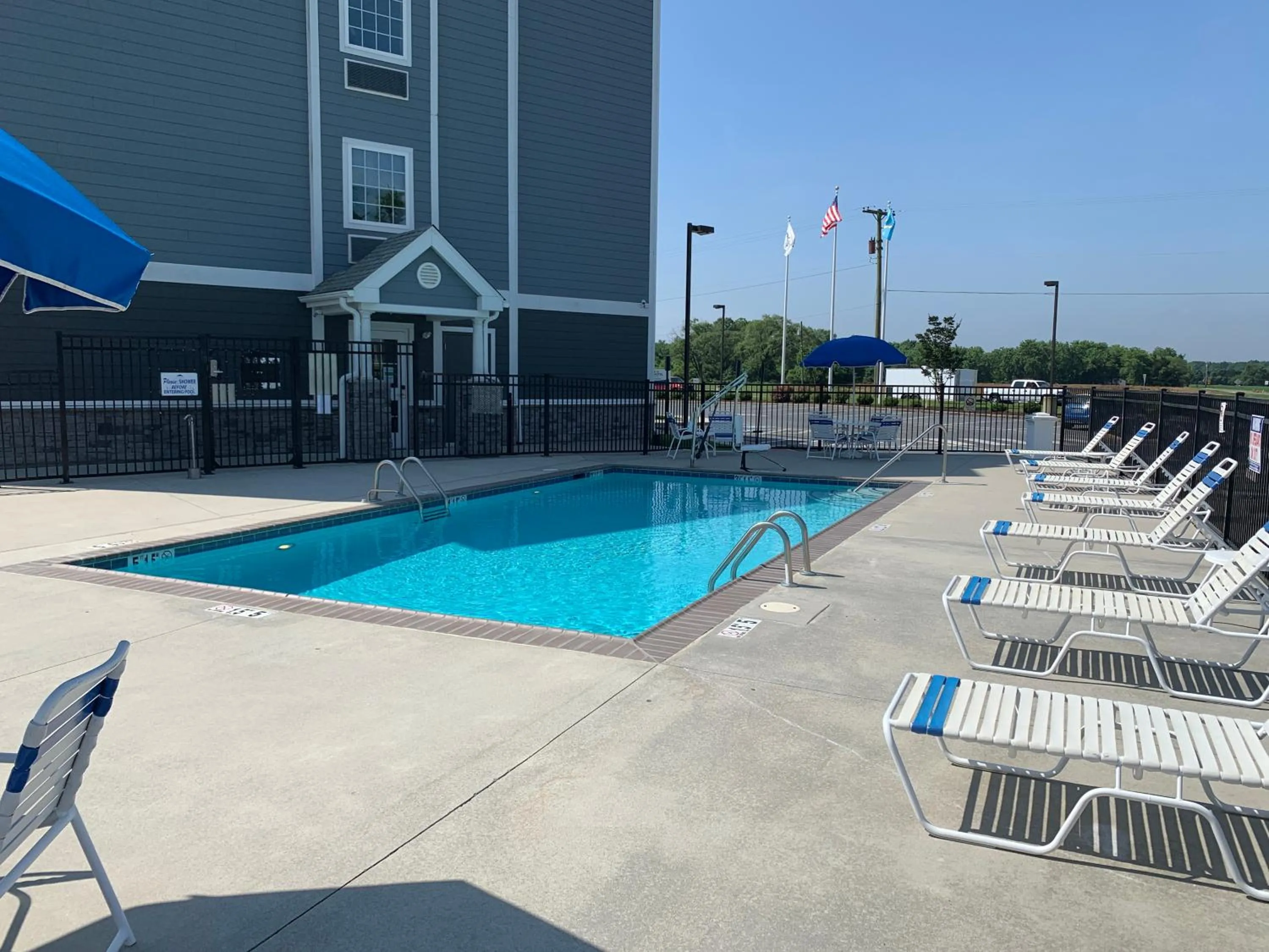 Swimming pool in Microtel Inn & Suites by Wyndham Georgetown Delaware Beaches