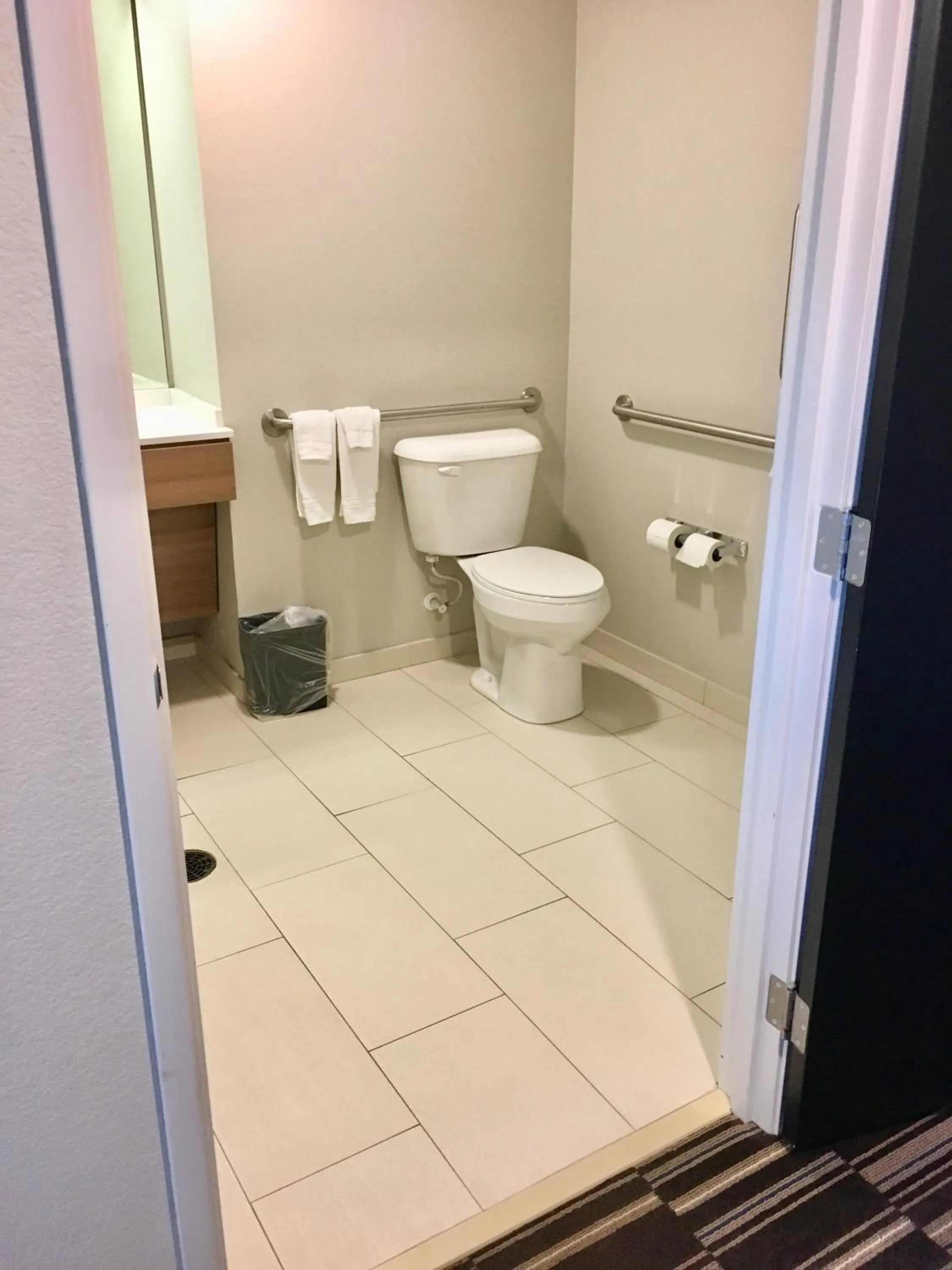 Bathroom in Microtel Inn & Suites By Wyndham Moorhead Fargo Area