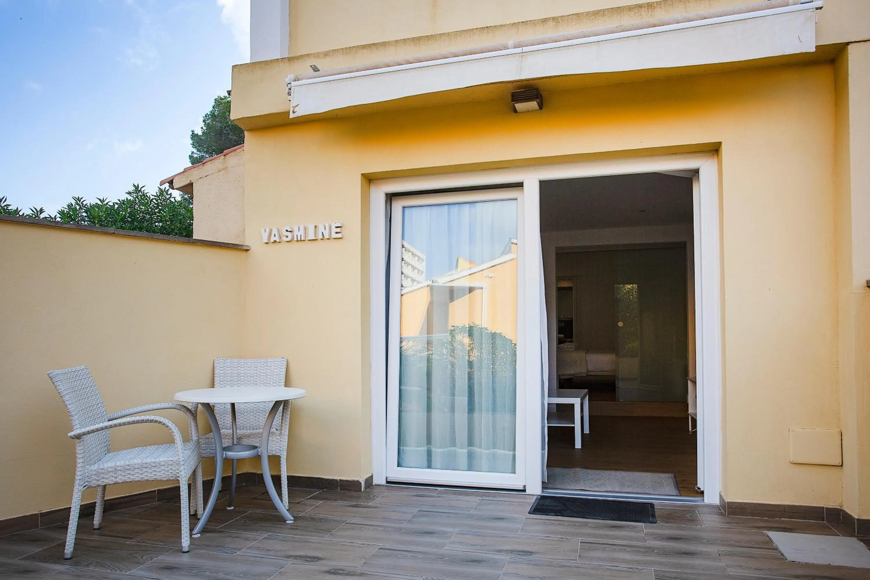 Patio in Hotel Cupidor