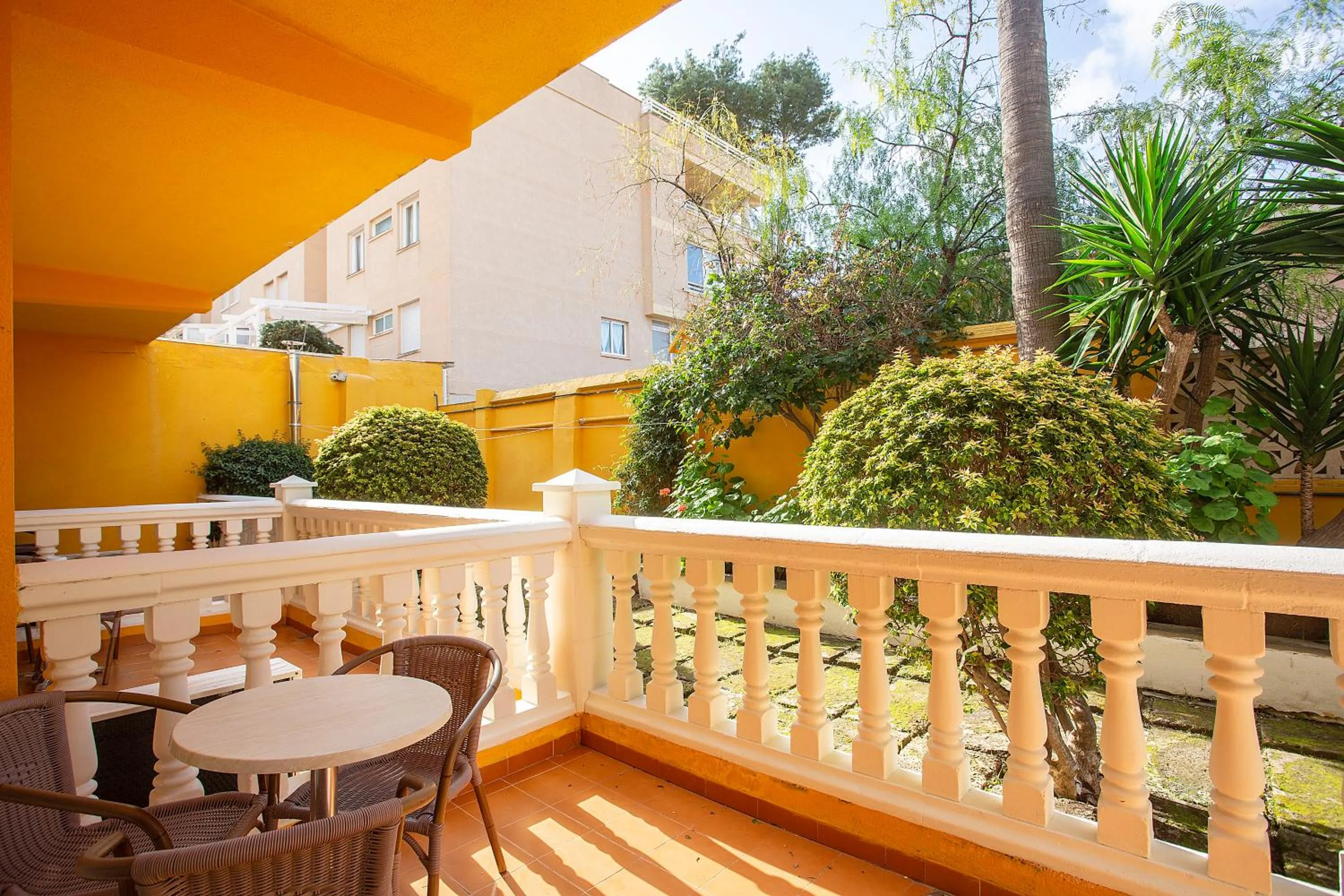 Patio in Hotel Cupidor