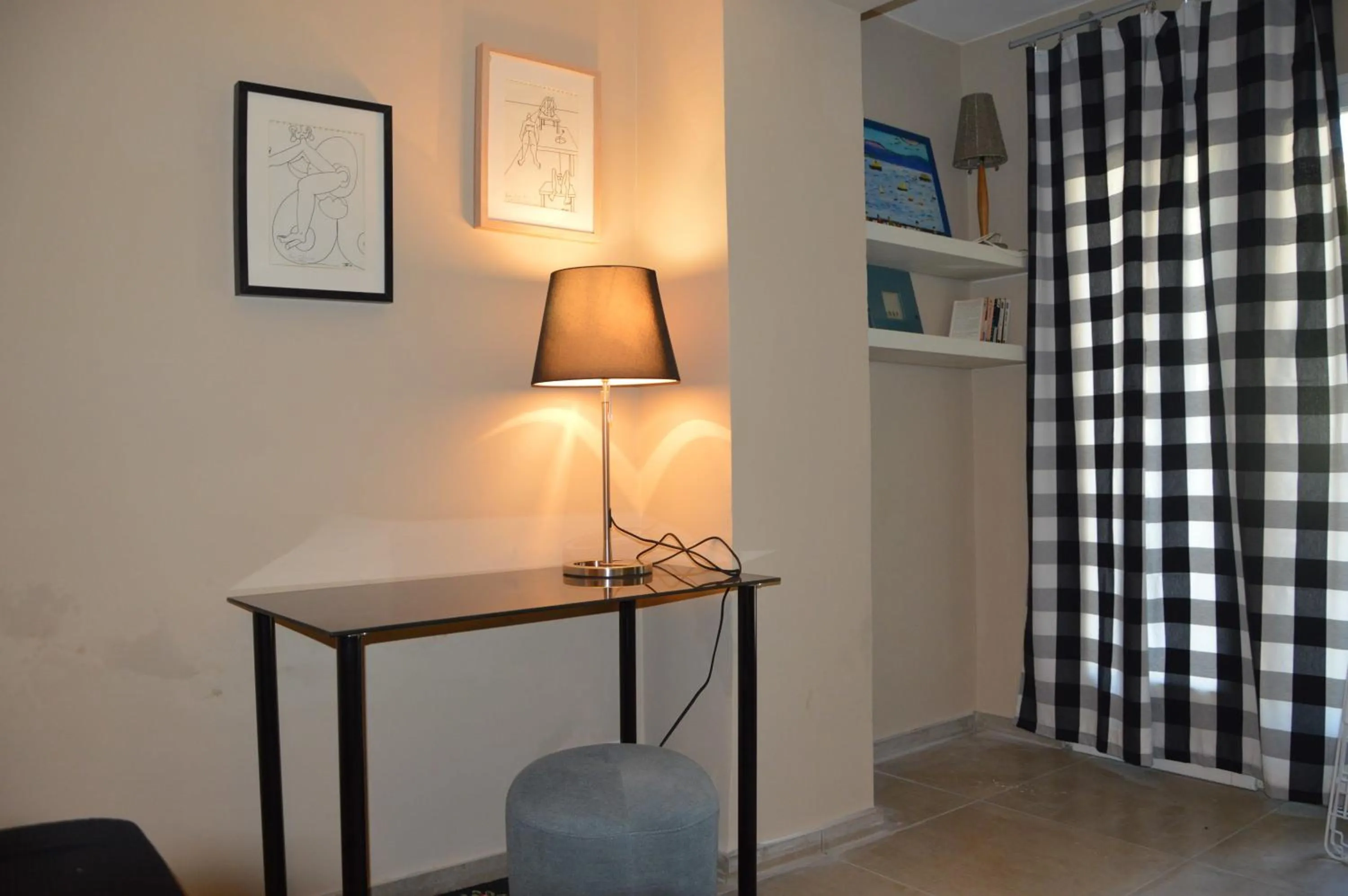 Seating area in Villa Maredda