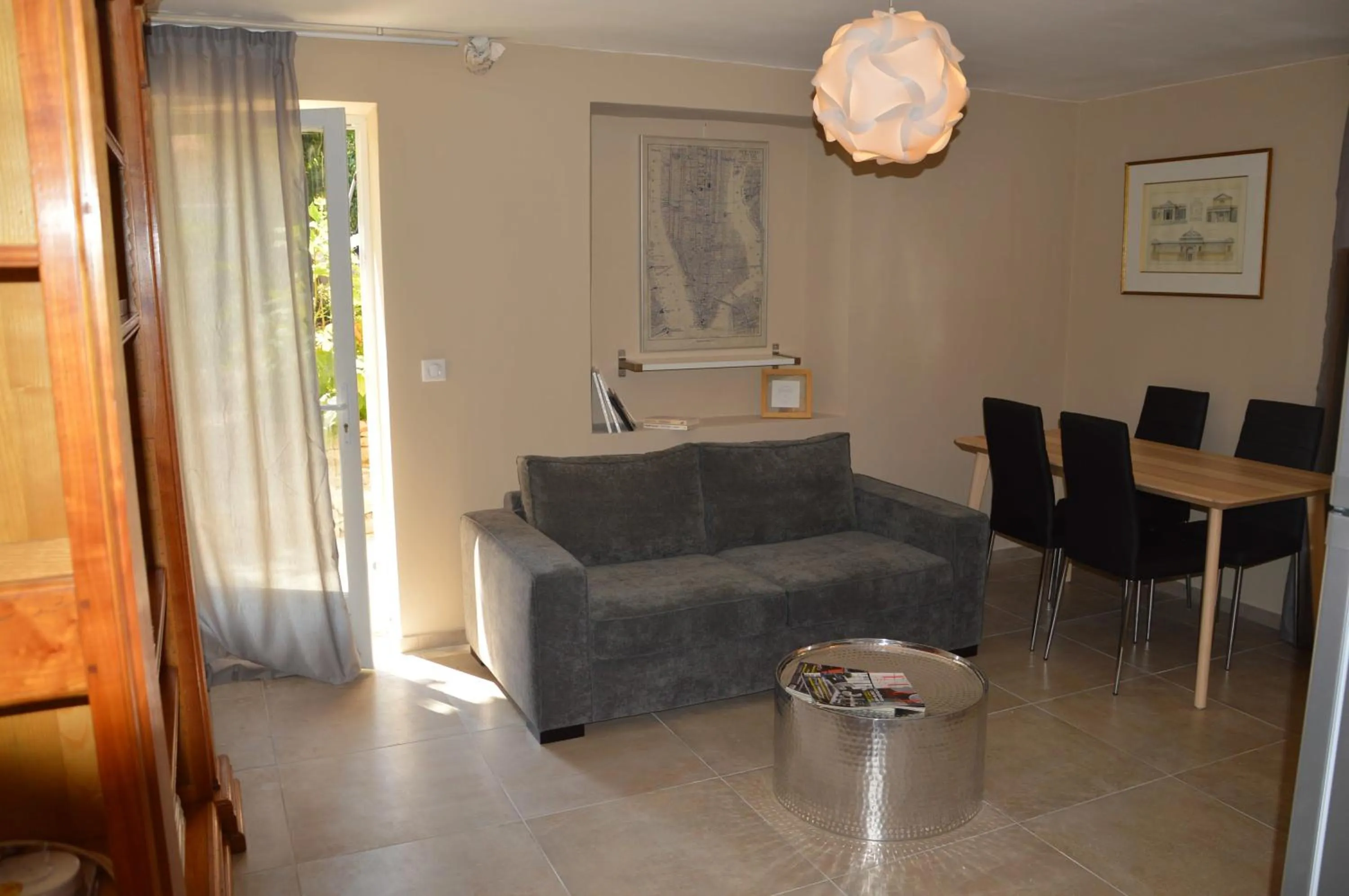 Seating area in Villa Maredda