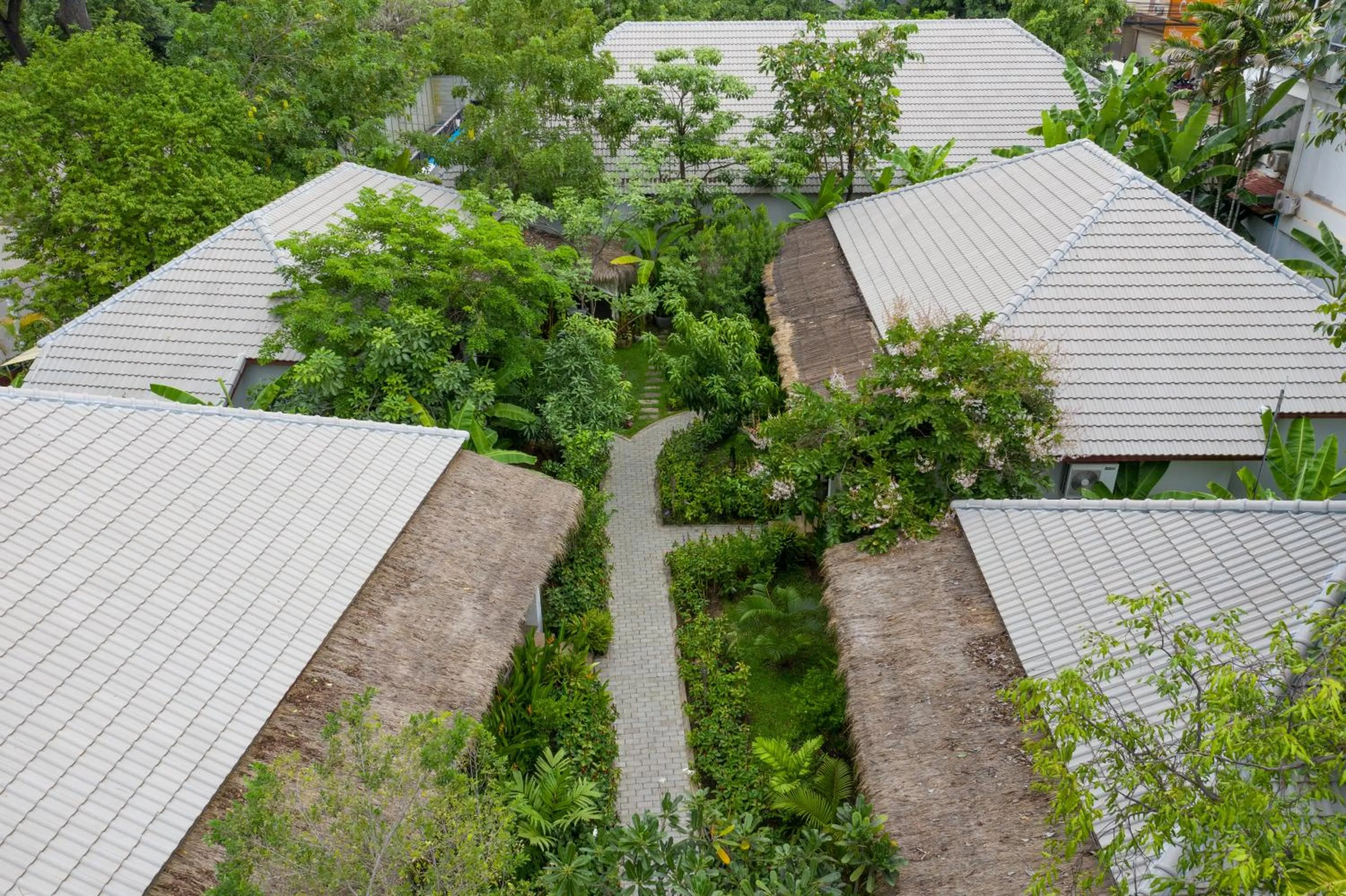 Bird's eye view in La Rivière d' Angkor Resort