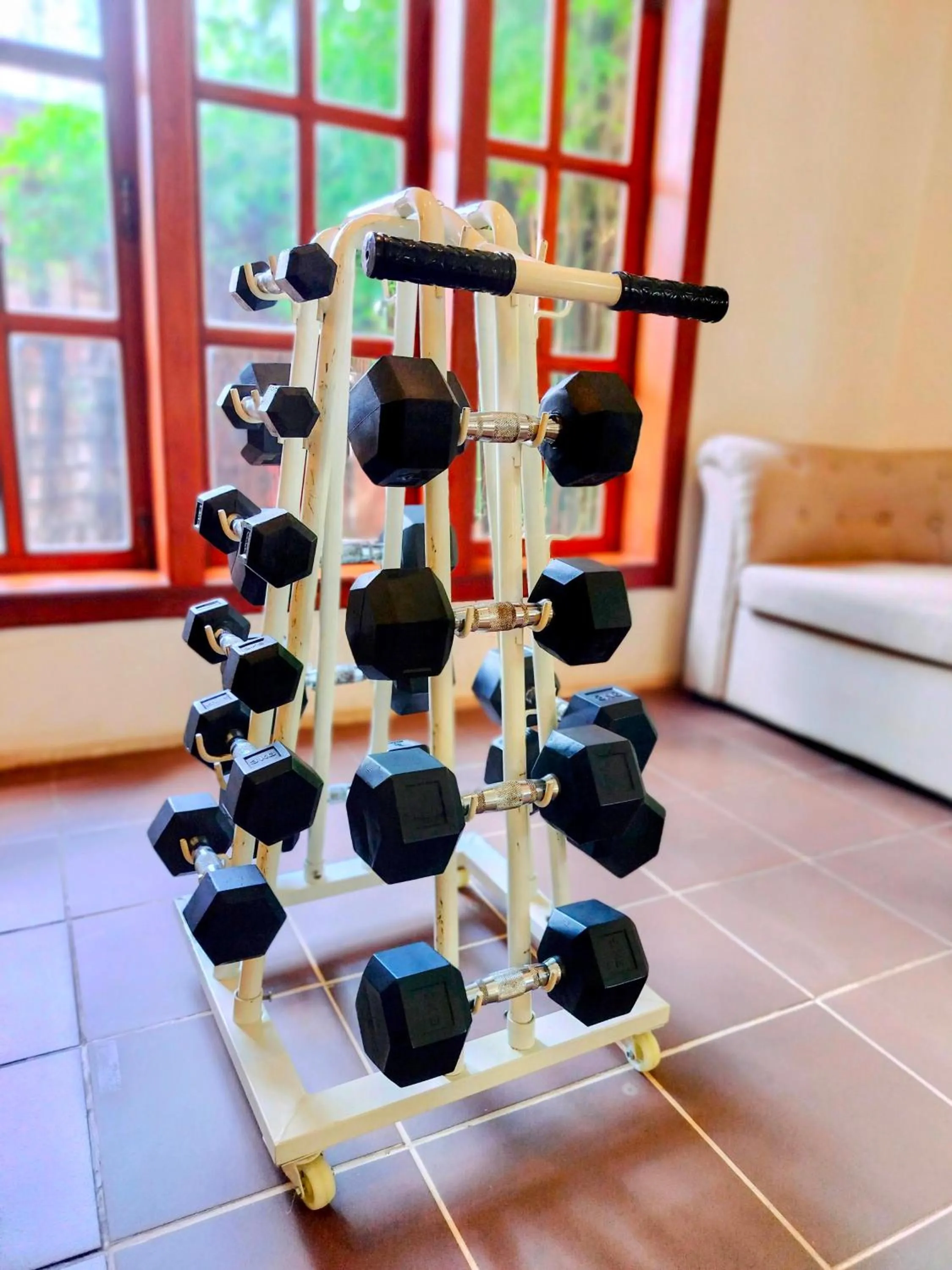 Fitness centre/facilities in La Rivière d' Angkor Resort